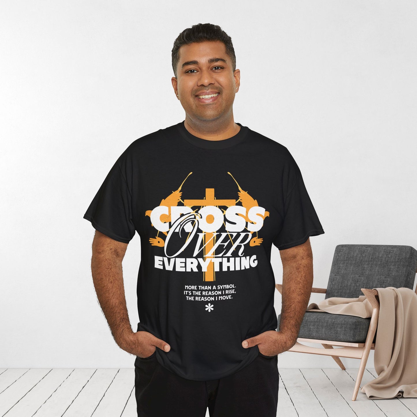 Cross Over Everything Heavy Cotton Tee