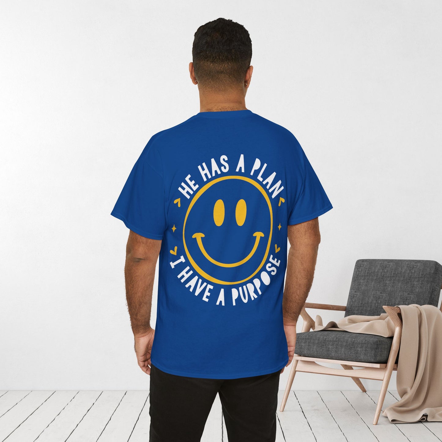 He Has a Plan, I Have a Purpose Heavy Cotton Tee