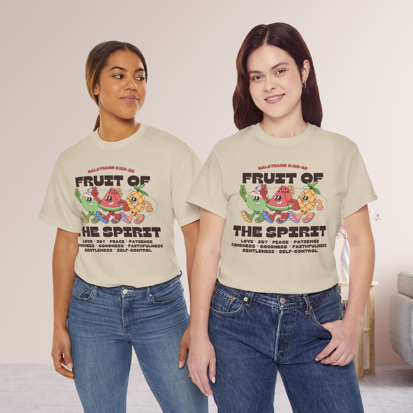 Fruit of The Spirit Heavy Cotton Tee