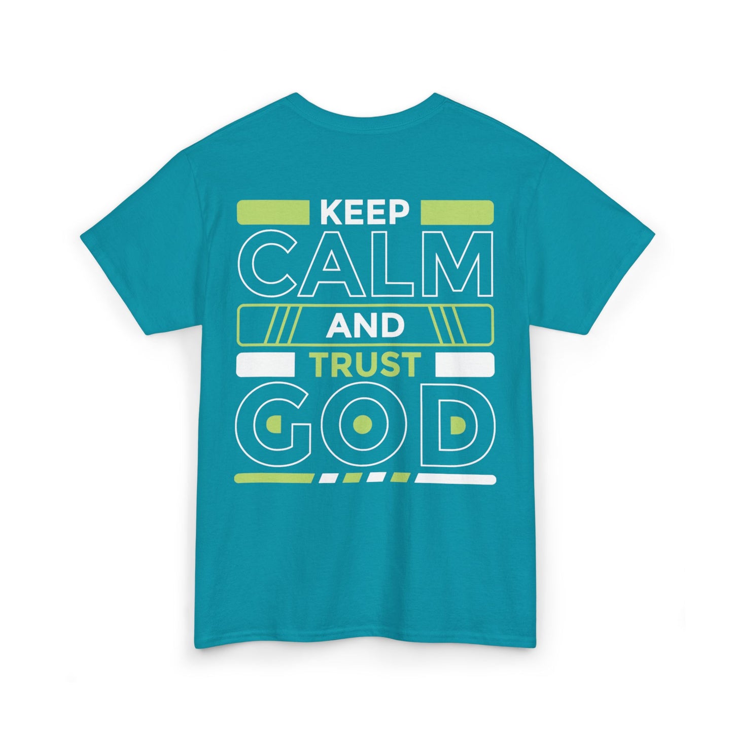 Keep Calm and Trust God Heavy Cotton Tee