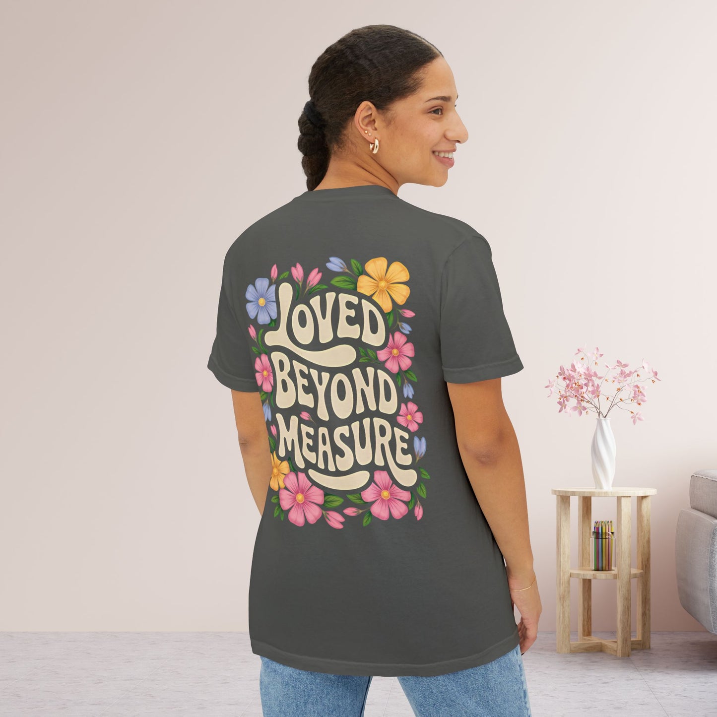 Loved Beyond Measure Comfort Colors Pocket T-Shirt