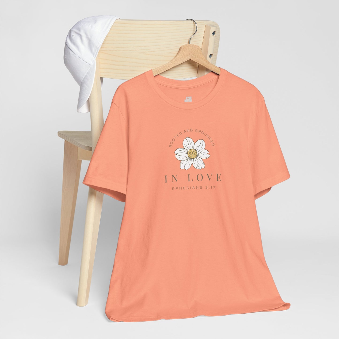 Rooted and Grounded in Love Soft Cotton Tee