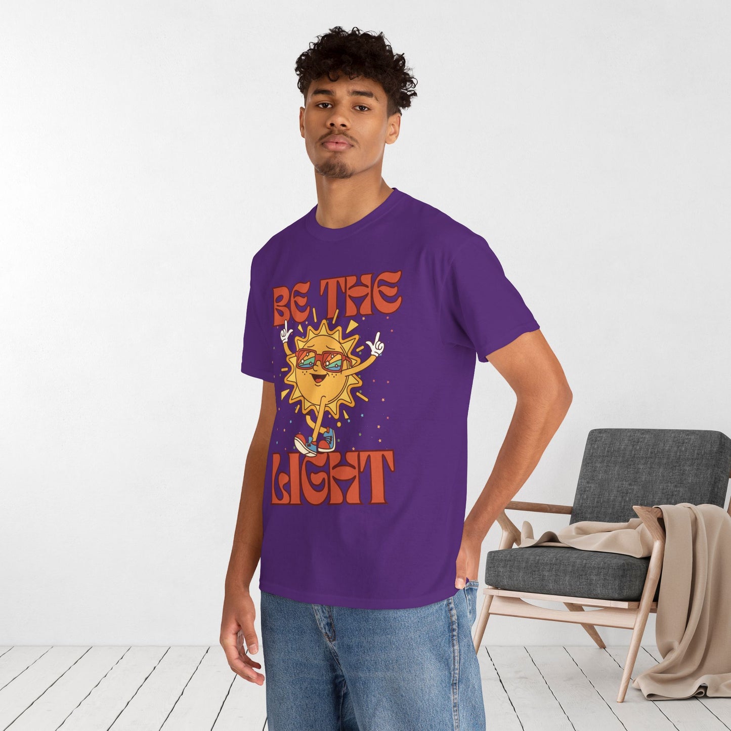 Be The Light Heavy Cotton Tee