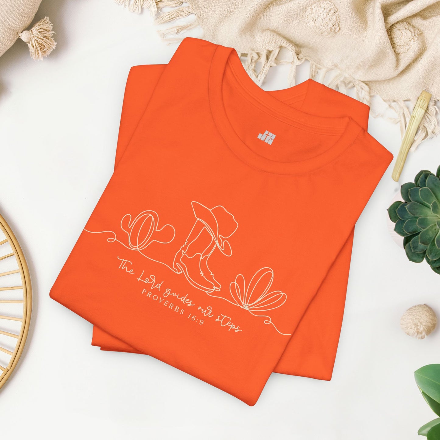 The Lord Guides Our Steps Soft Cotton Tee