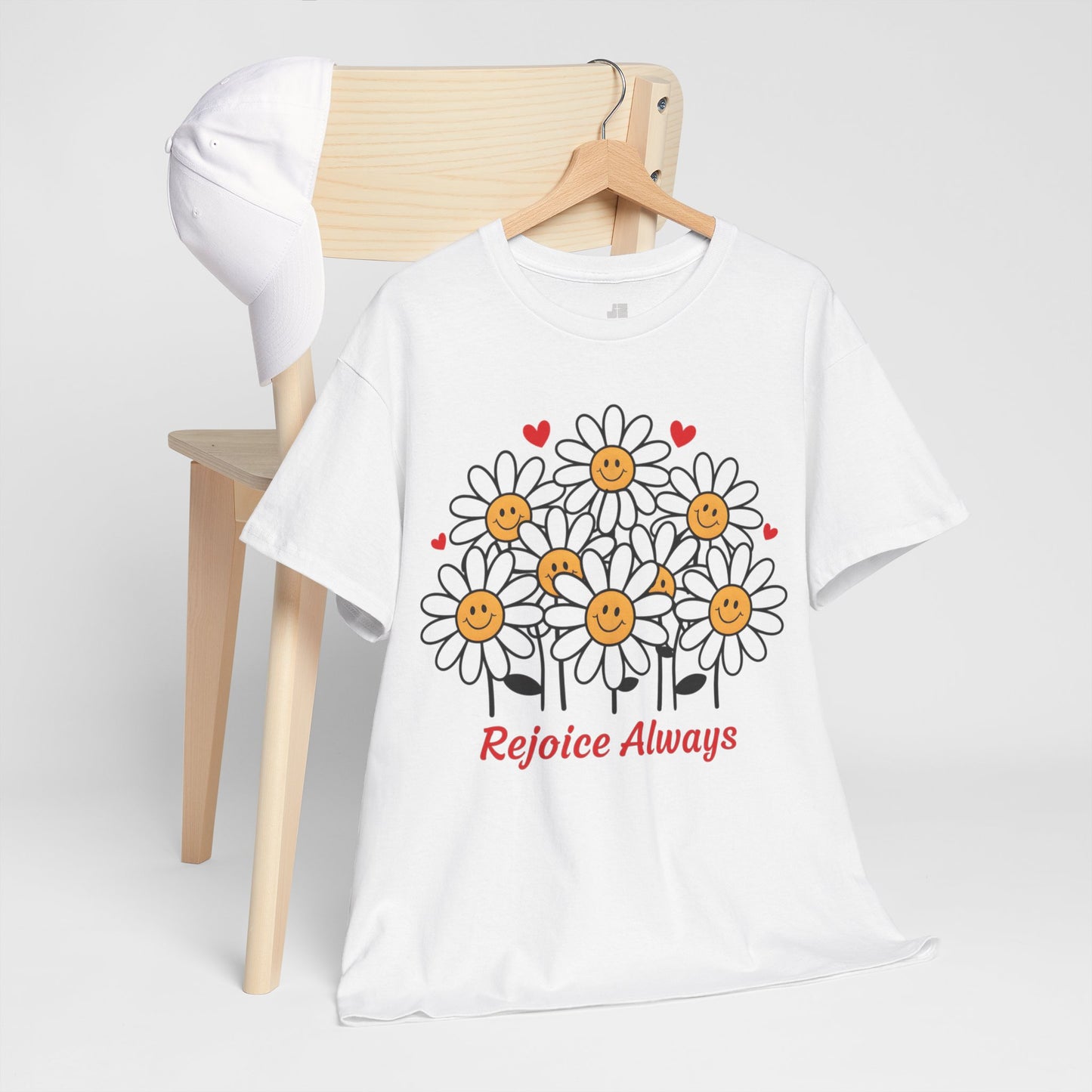 Rejoice Always Heavy Cotton Tee