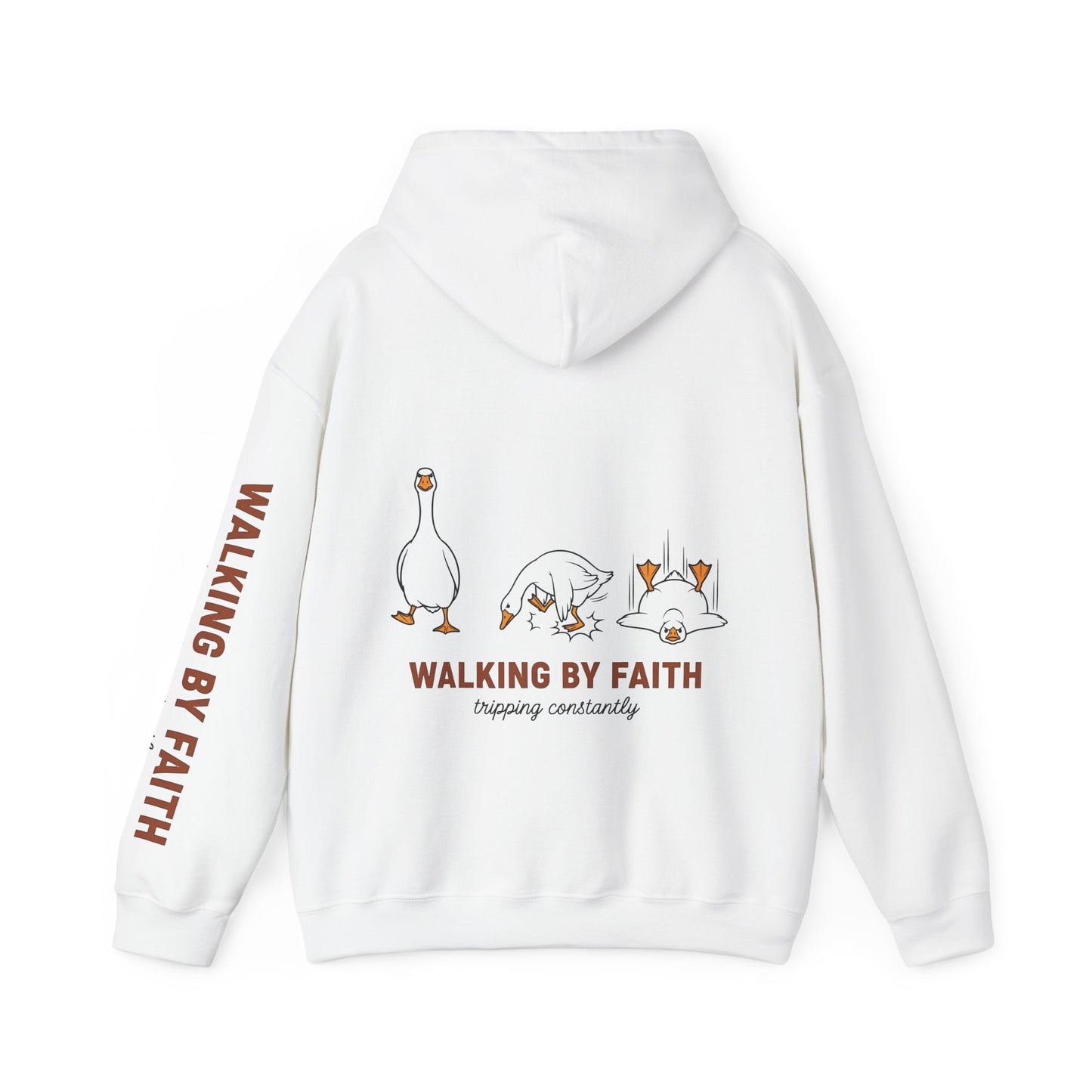 Walking By Faith Tripping Constantly Hoodie