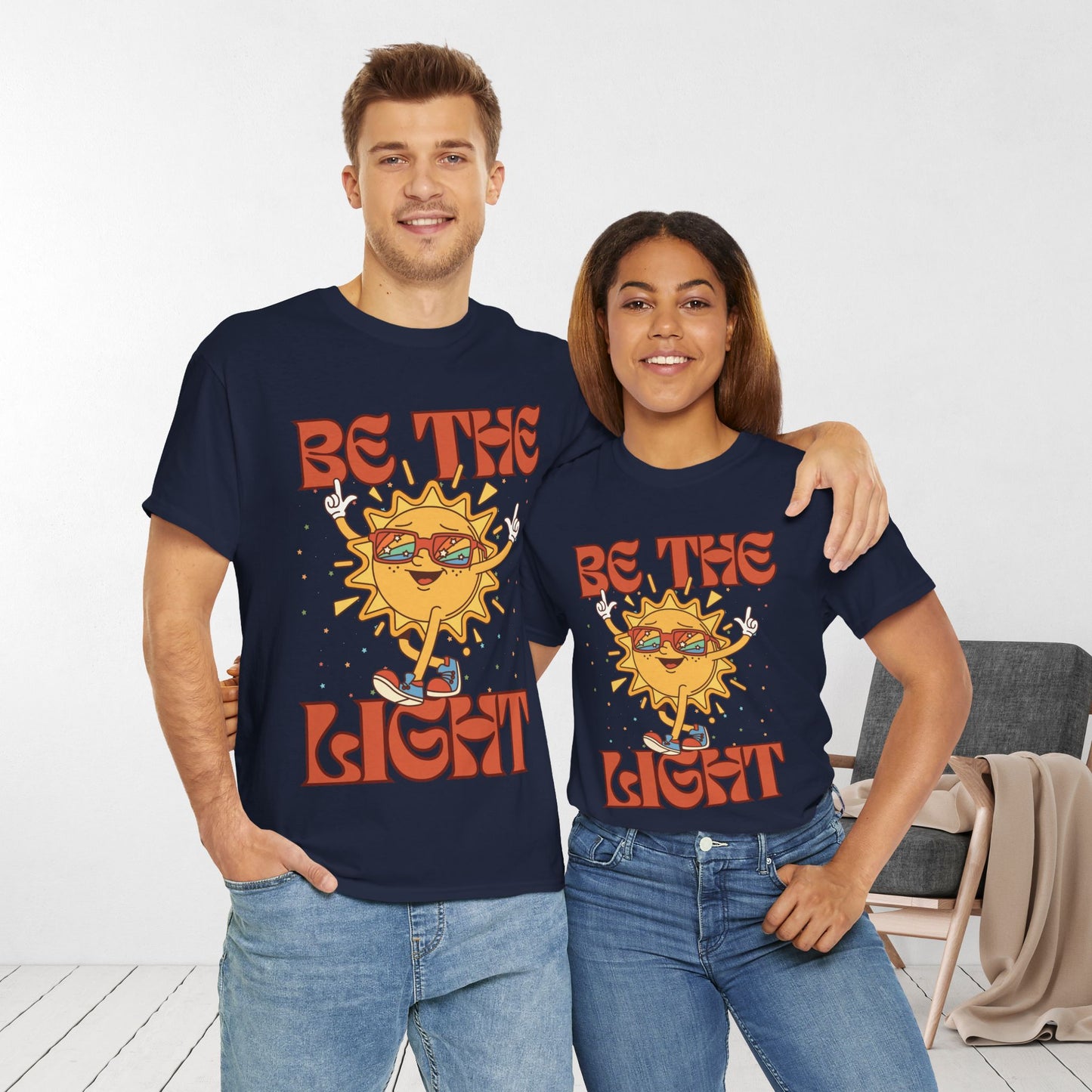 Be The Light Heavy Cotton Tee