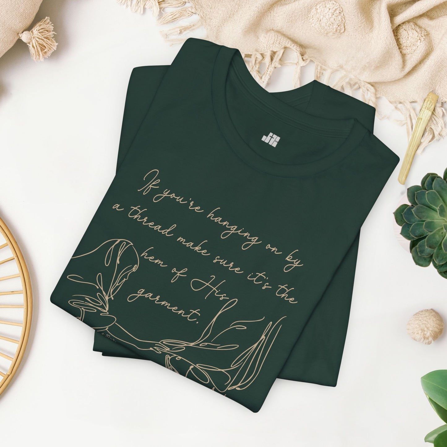 If You’re Hanging On By a Thread... Soft Cotton Tee