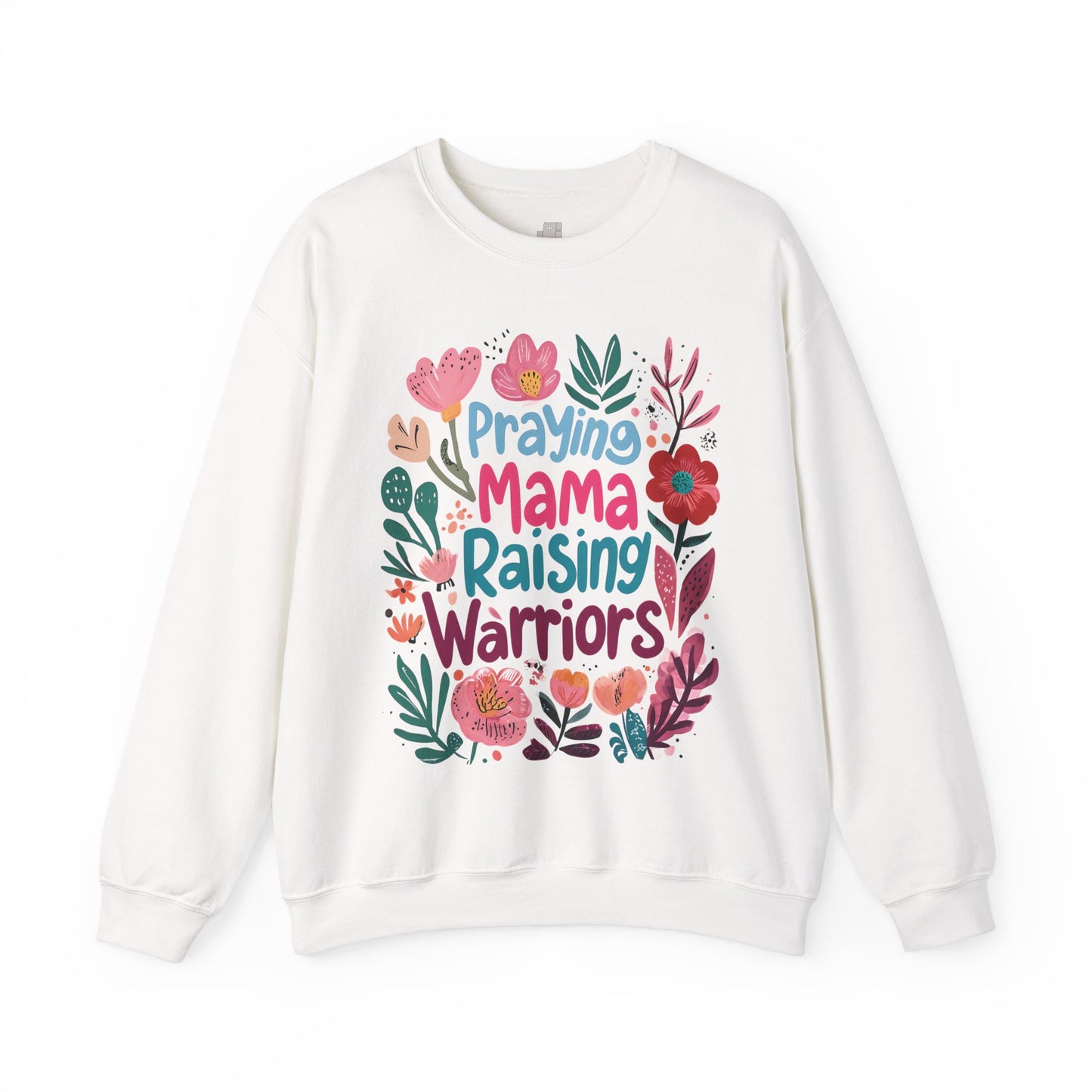 Praying Mama Raising Warriors Sweatshirt - Christian Mom Sweatshirt