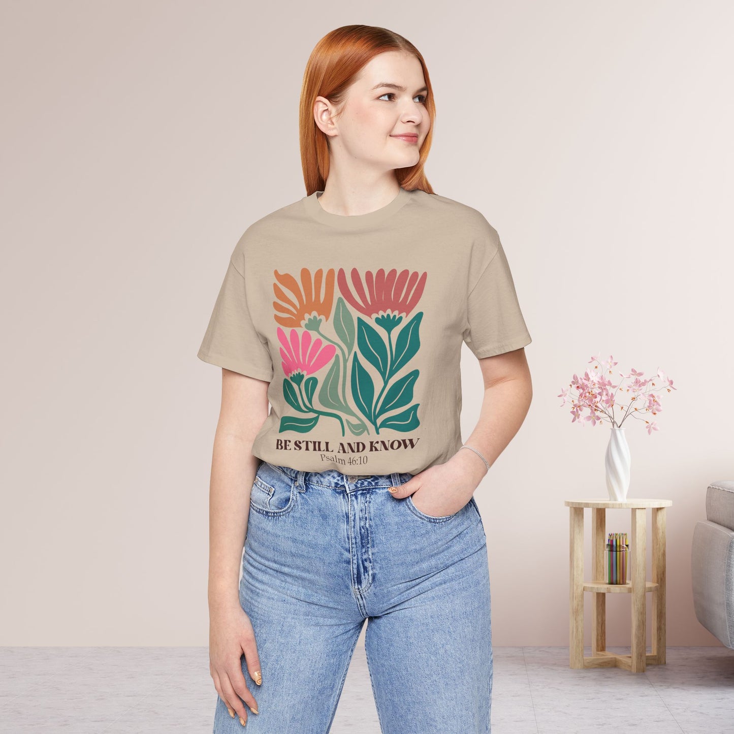 Be Still And Know Soft Cotton Tee - Christian Shirt