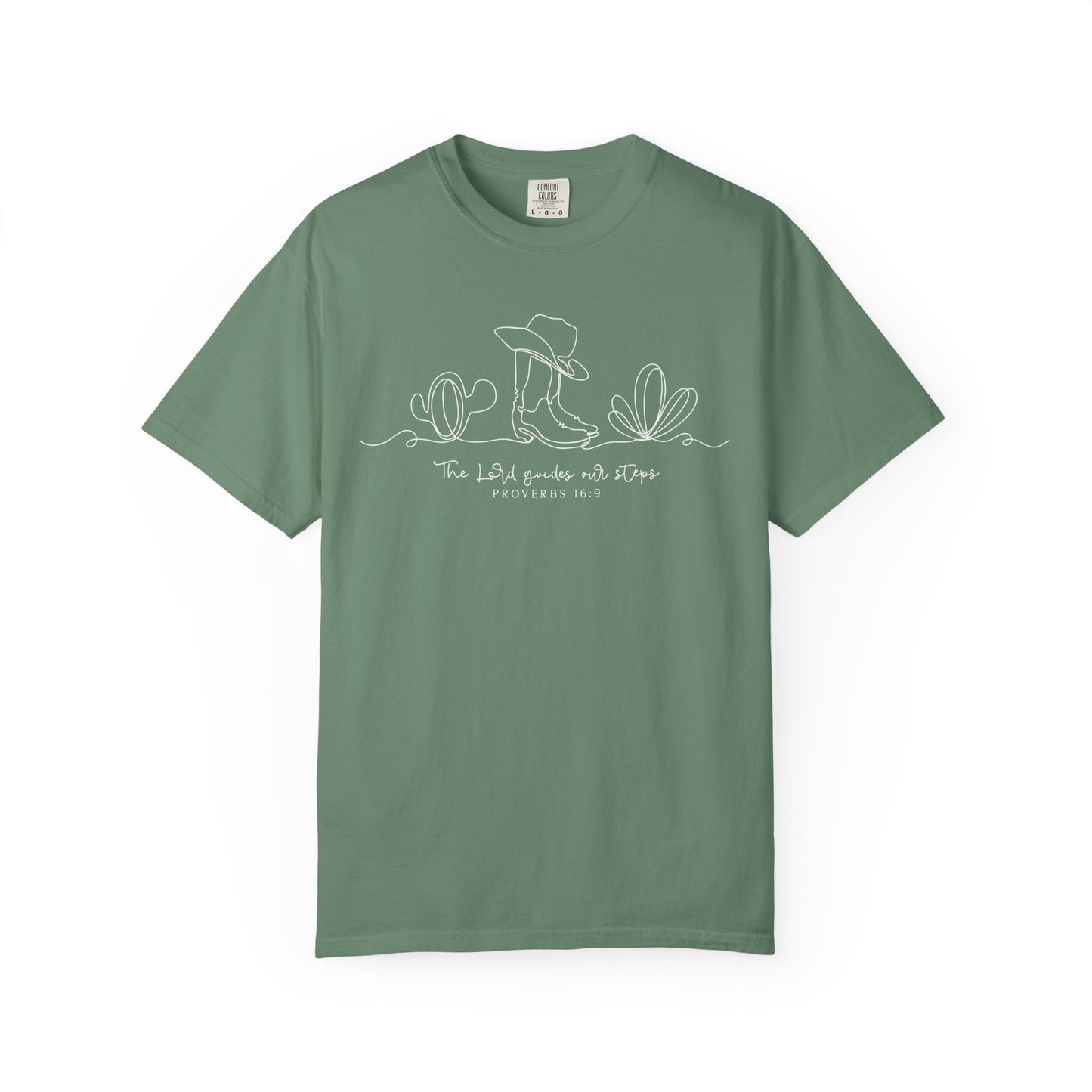 The Lord Guides Our Steps Comfort Colors Shirt