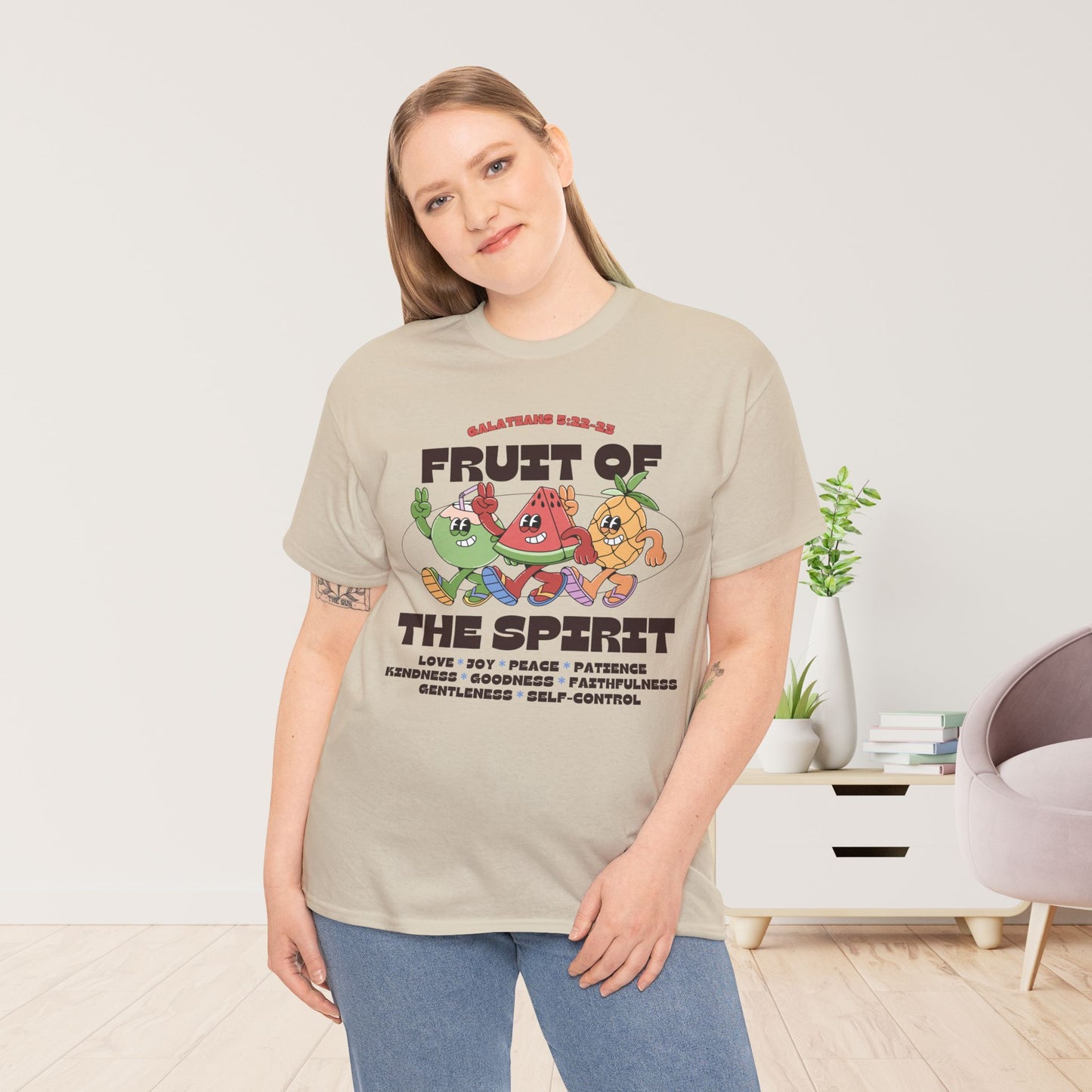 Fruit of The Spirit Heavy Cotton Tee