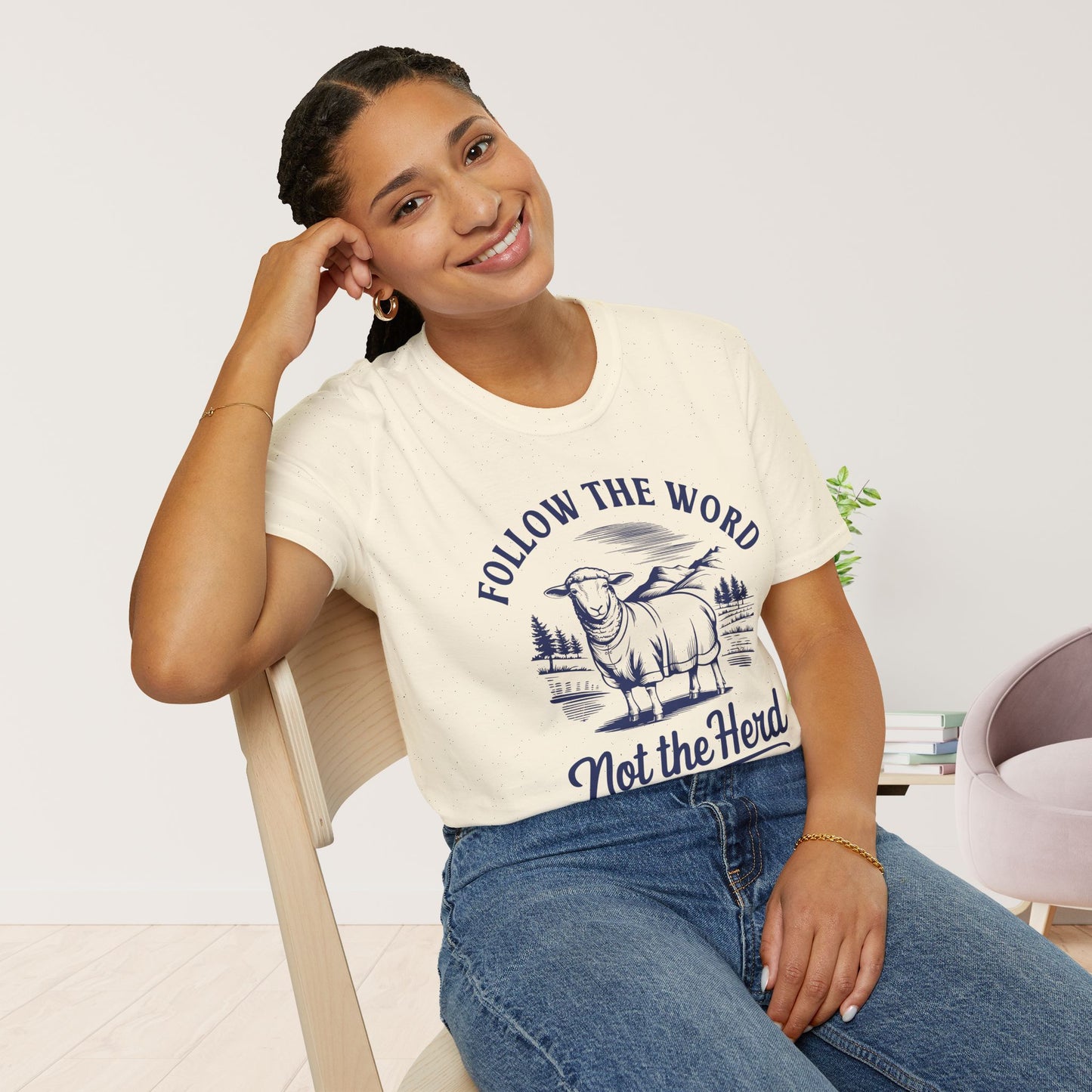 Follow the Word Not The Herd Softstyle T-shirt