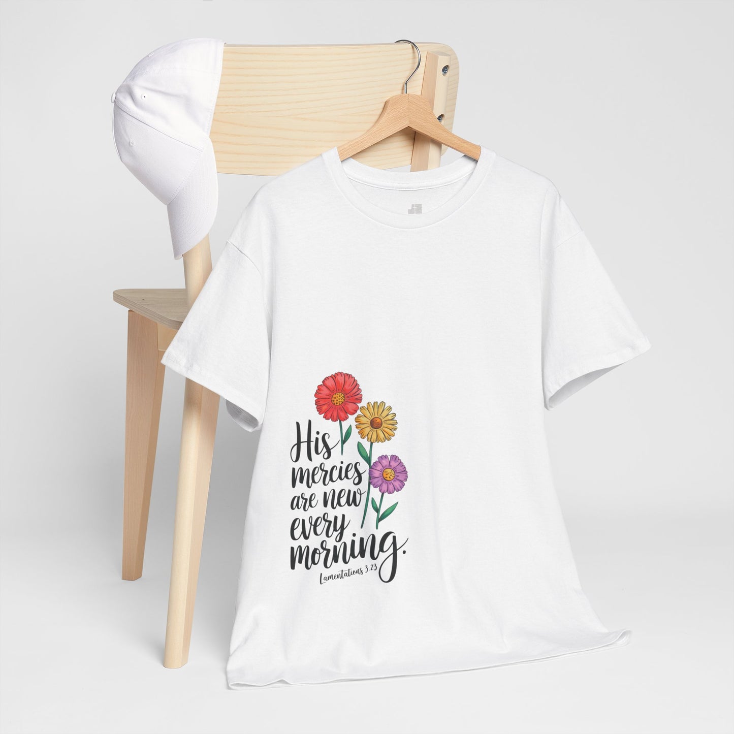 His Mercies Are New Every Morning Heavy Cotton Tee