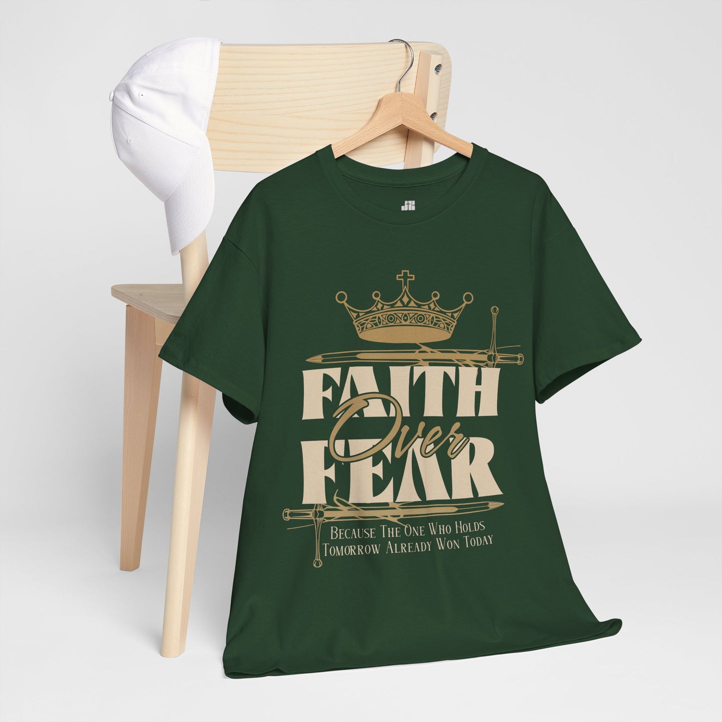 Faith Over Fear Heavy Cotton Tee