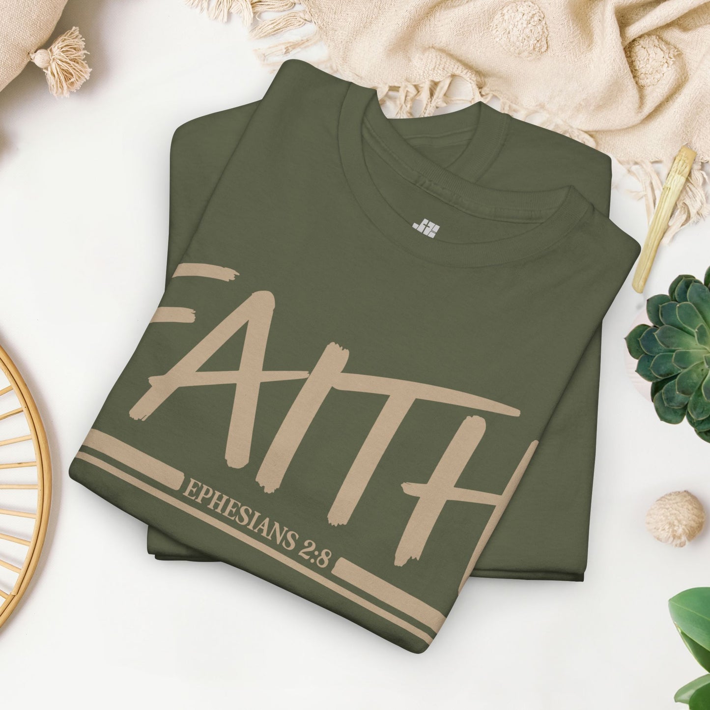Faith Heavy Cotton Tee