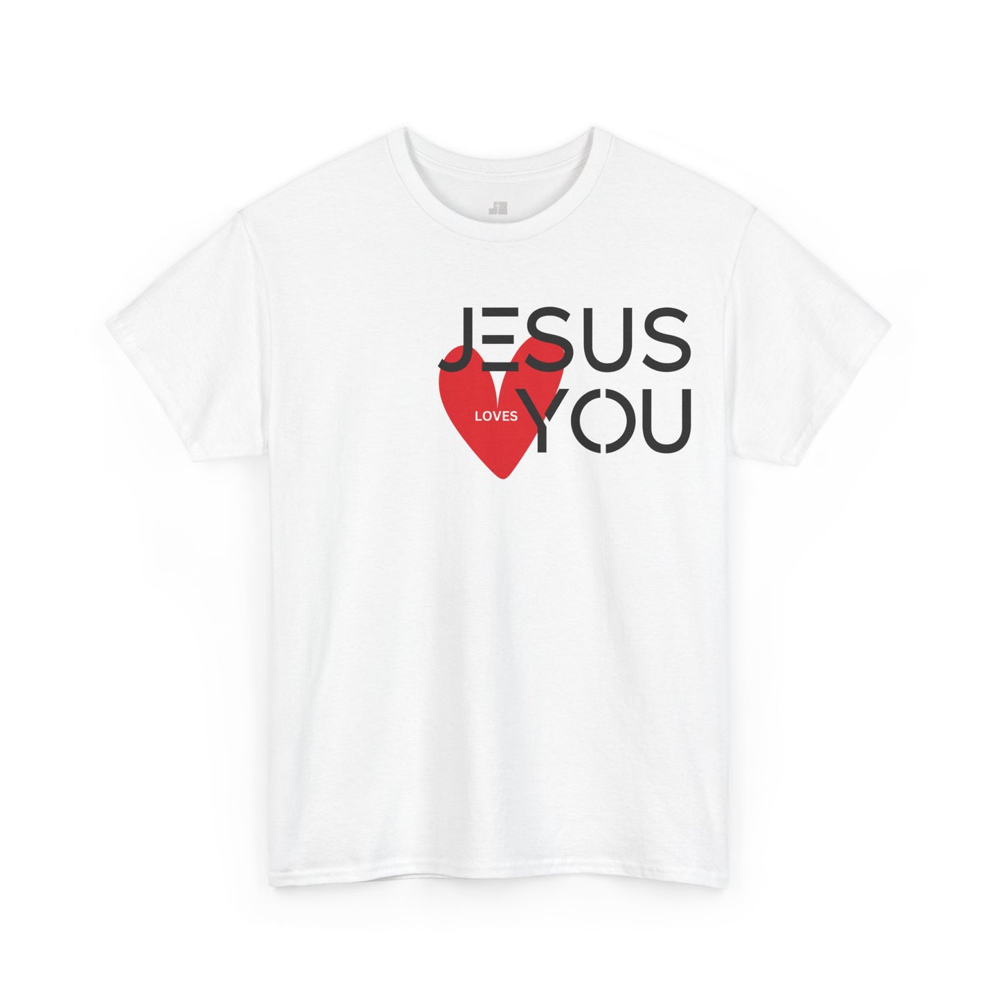 Jesus Loves You Heavy Cotton Tee