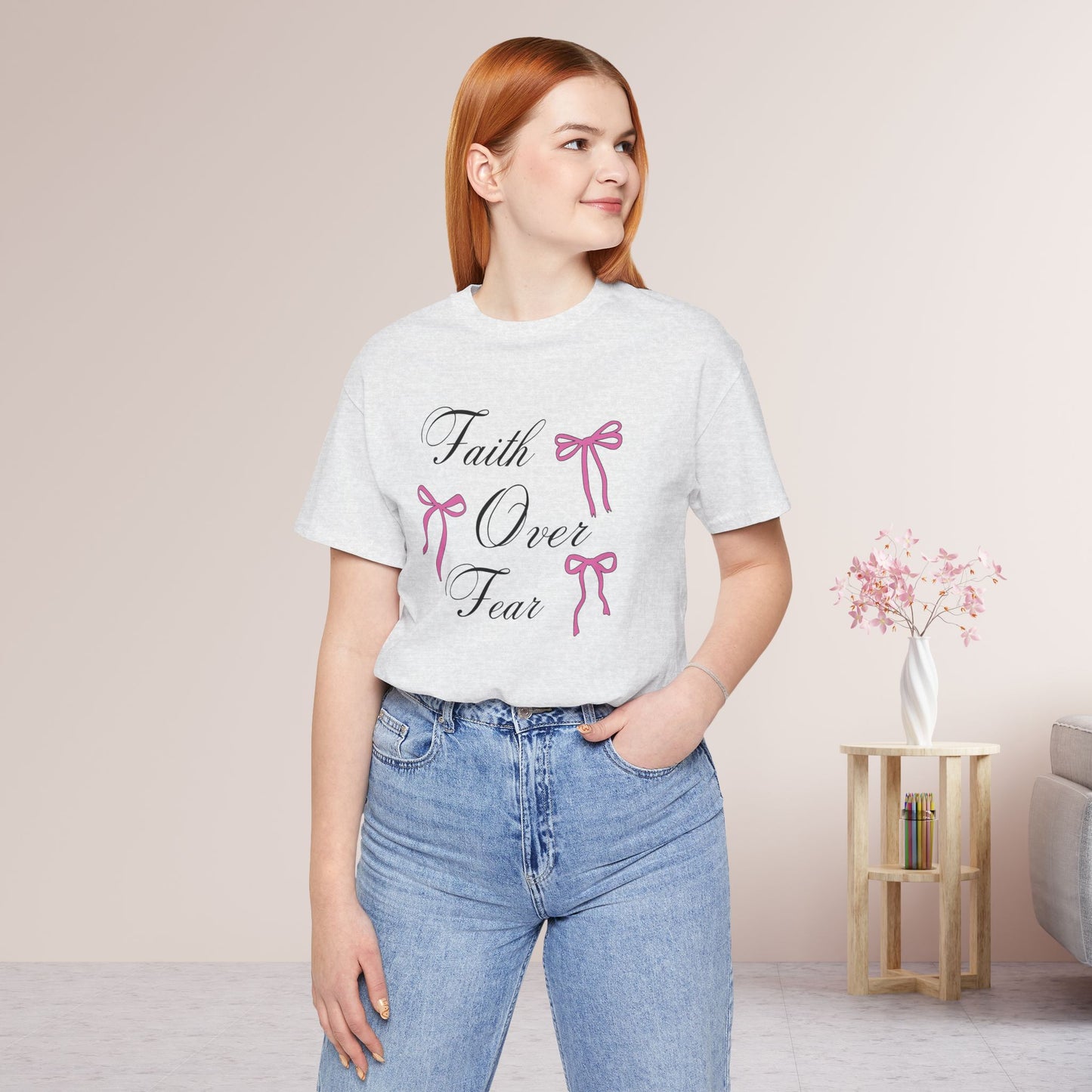 Faith Over Fear Soft Cotton Tee