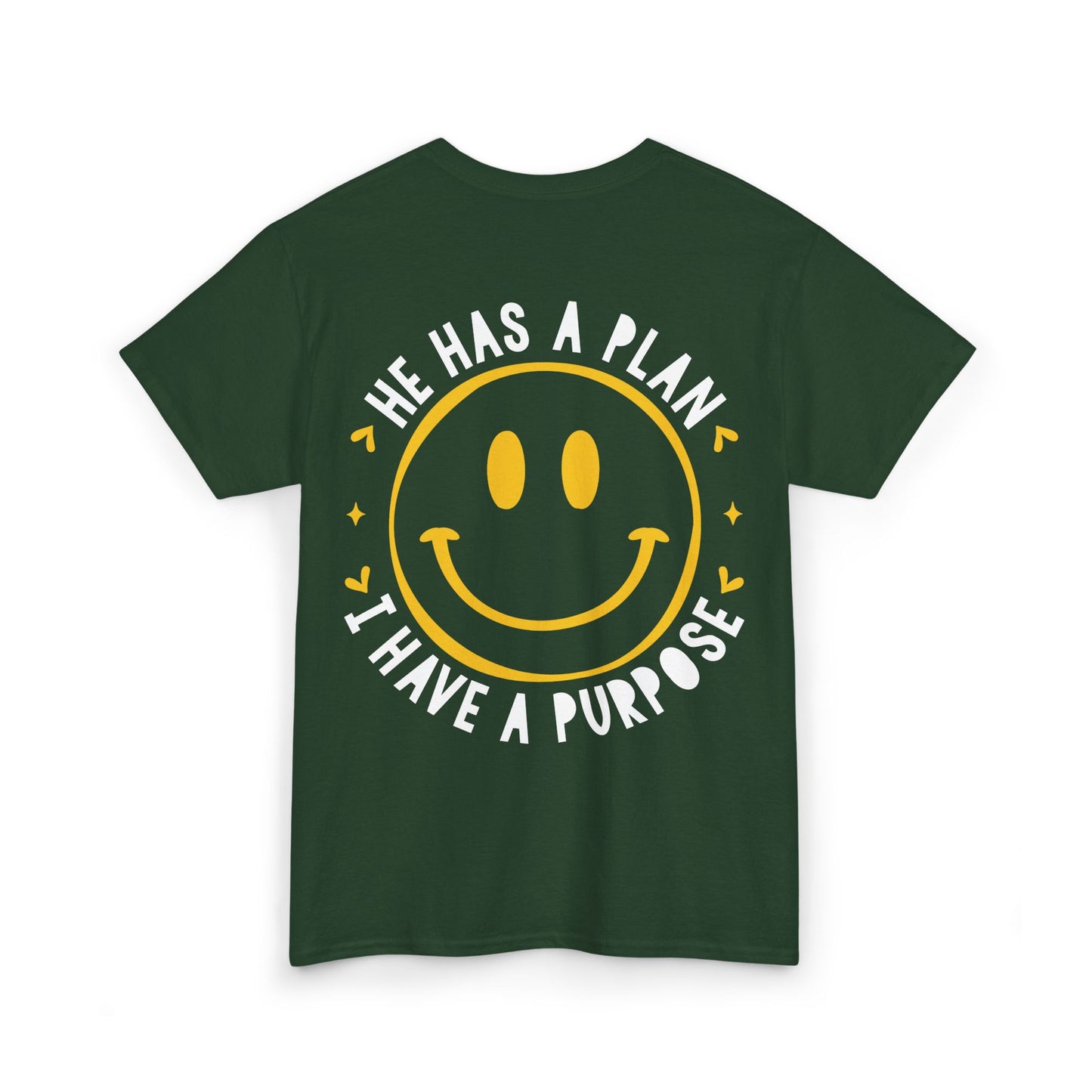 He Has a Plan, I Have a Purpose Heavy Cotton Tee