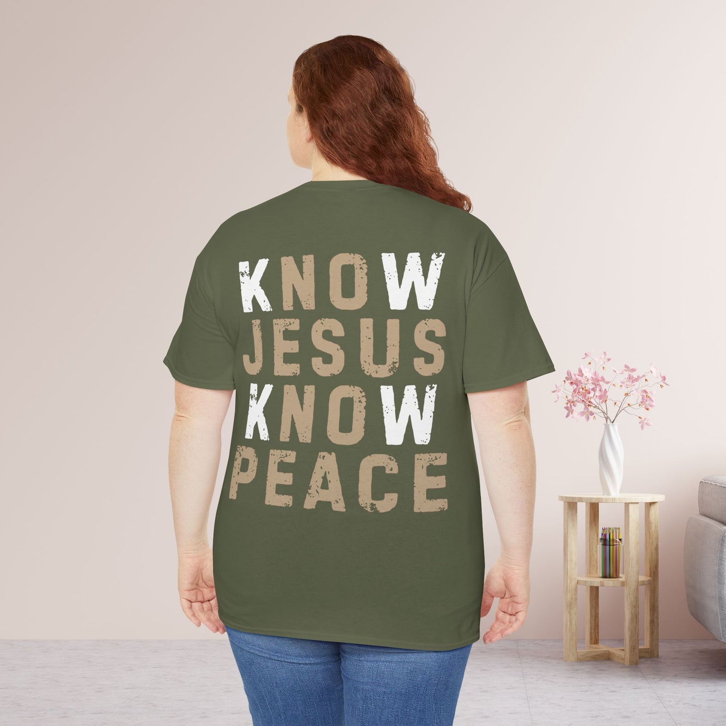 Jesus is Peace Heavy Cotton Tee