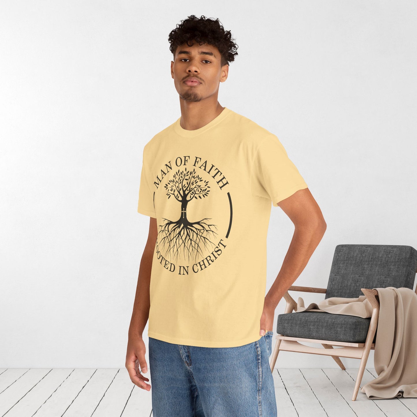 Man of Faith Heavy Cotton Tee