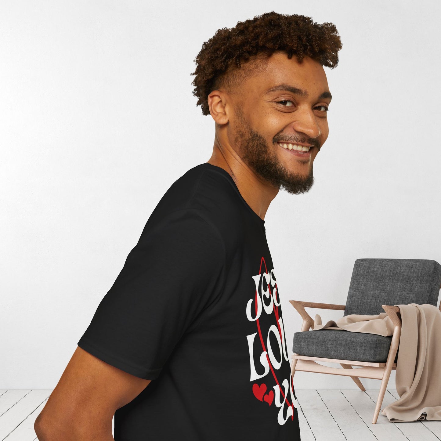 Unisex Jesus Loves You Softstyle T-shirt