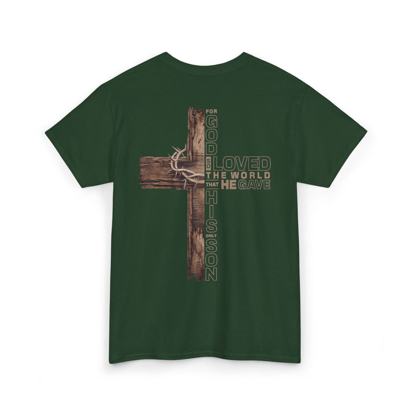 John 3:16 Heavy Cotton Tee