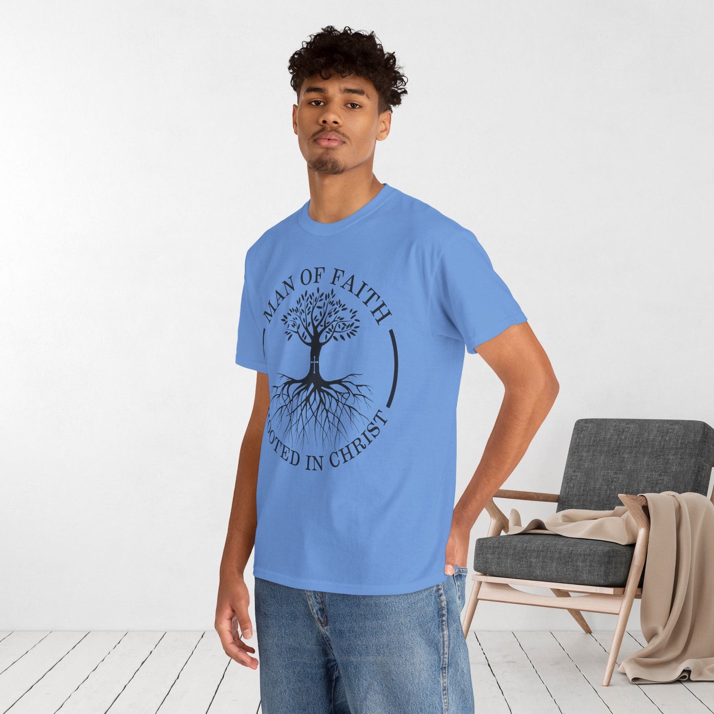 Man of Faith Heavy Cotton Tee