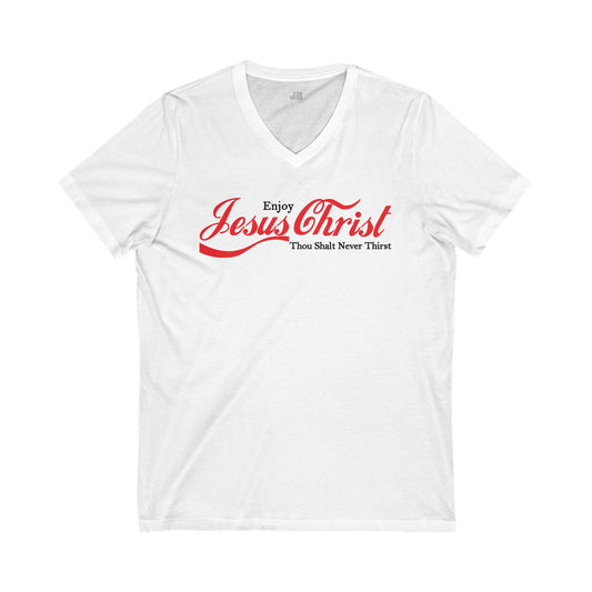Enjoy Jesus Christ V-Neck Tee