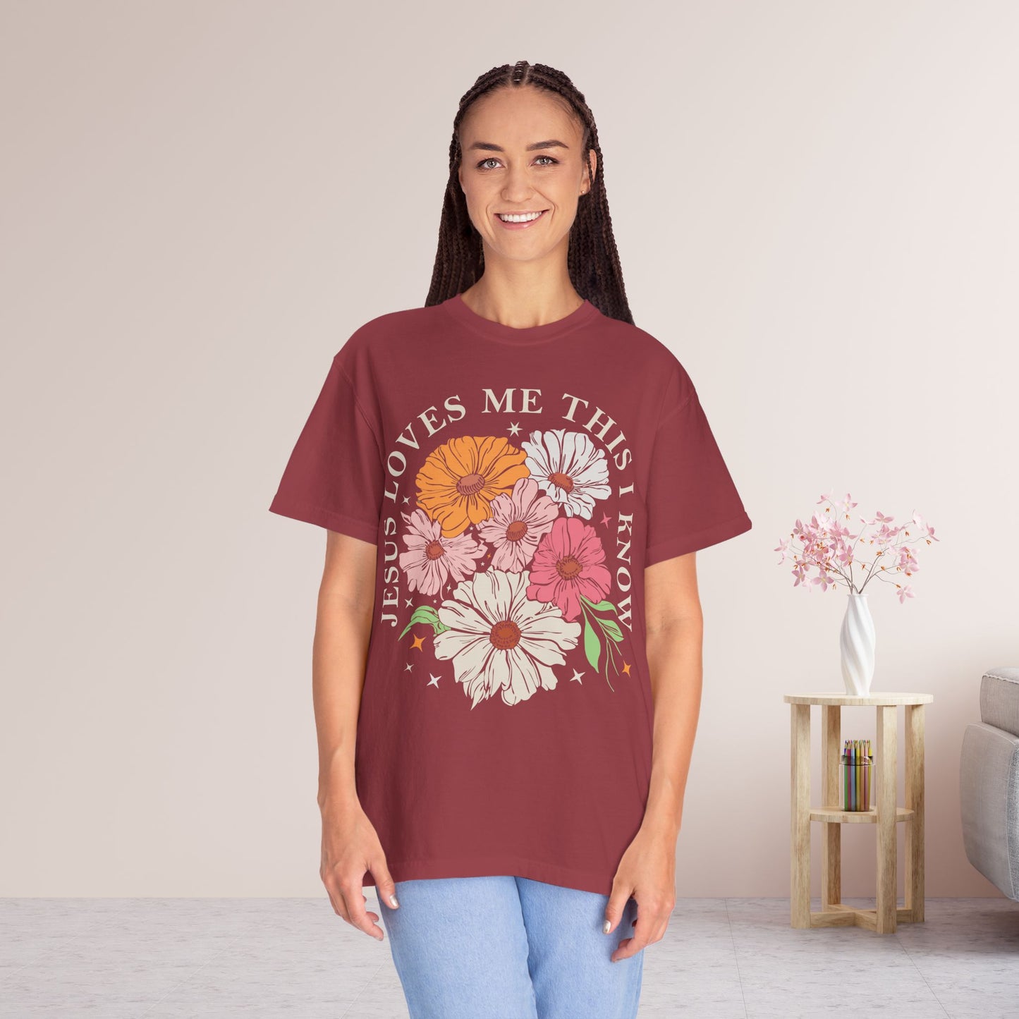 Jesus Loves Me This I Know Comfort Colors Shirt