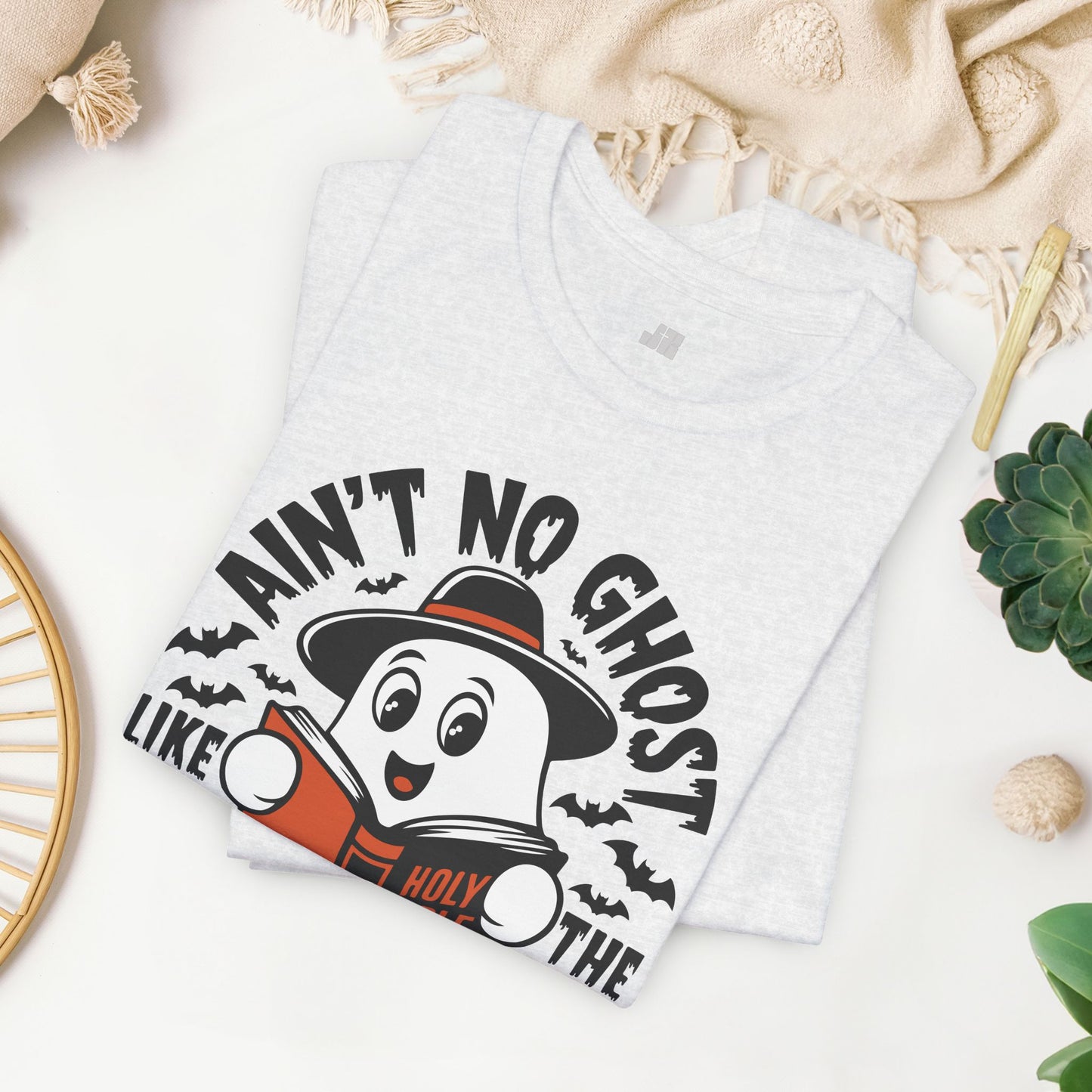 Ain't No Ghost Like The Holy Ghost Soft Cotton Tee - Christian Shirt