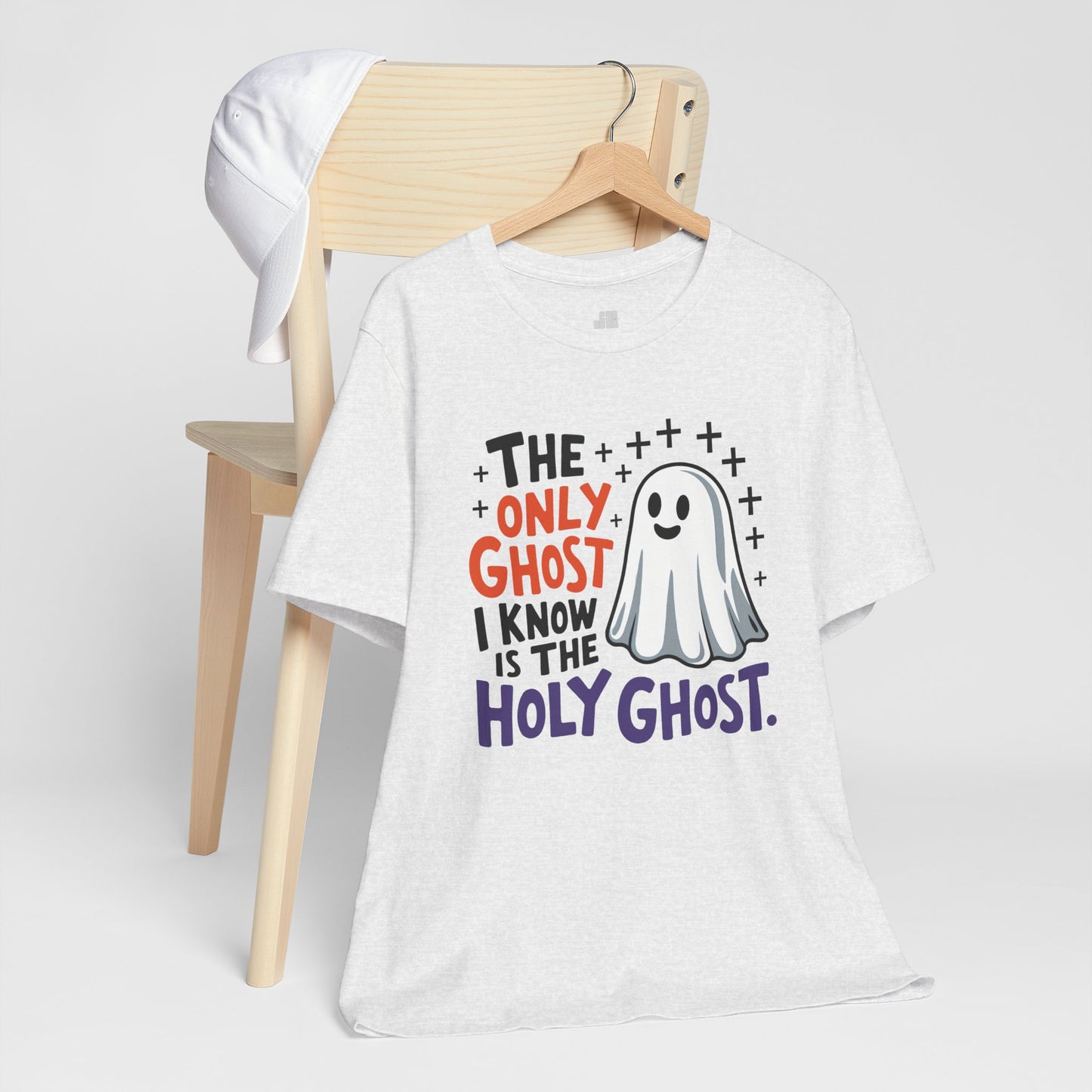 The Only Ghost I Know Is The Holy Ghost Soft Cotton Tee - Christian Shirt
