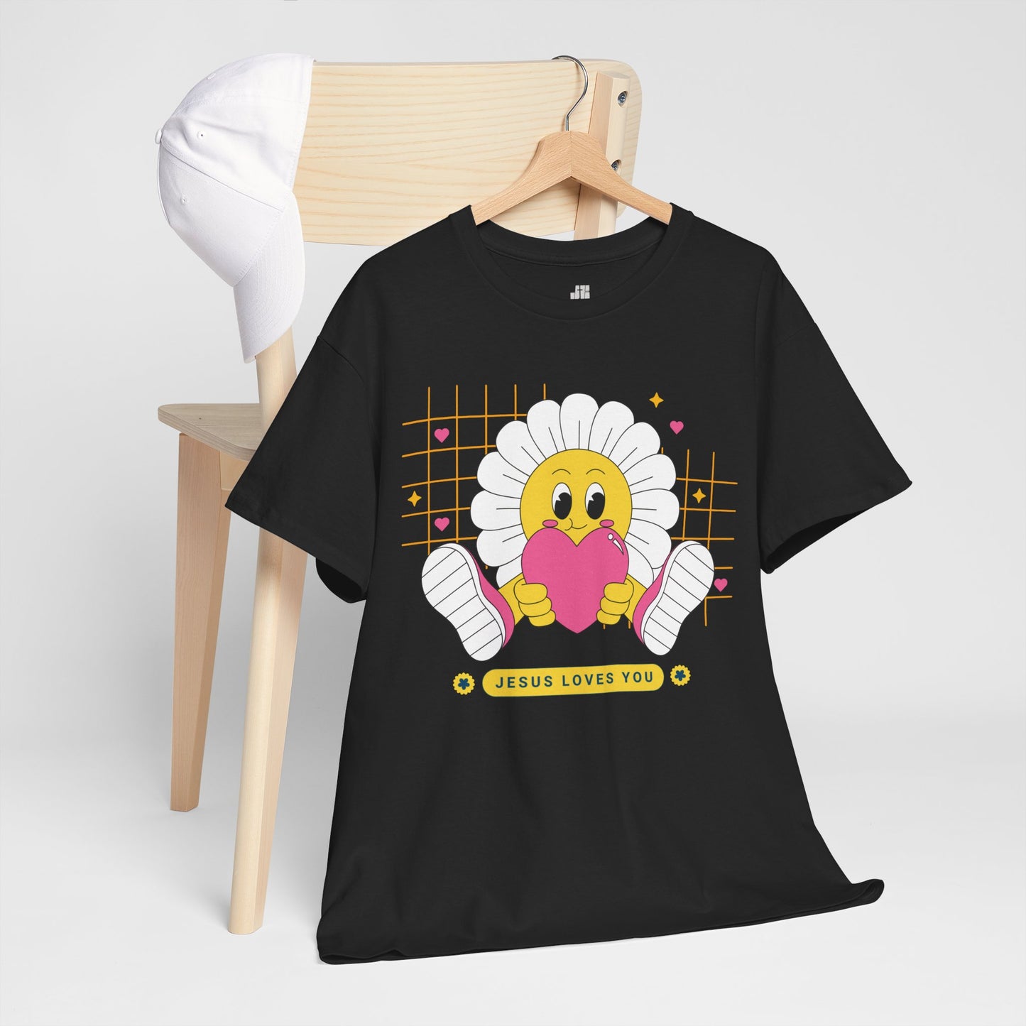 Jesus Loves You Heavy Cotton Tee