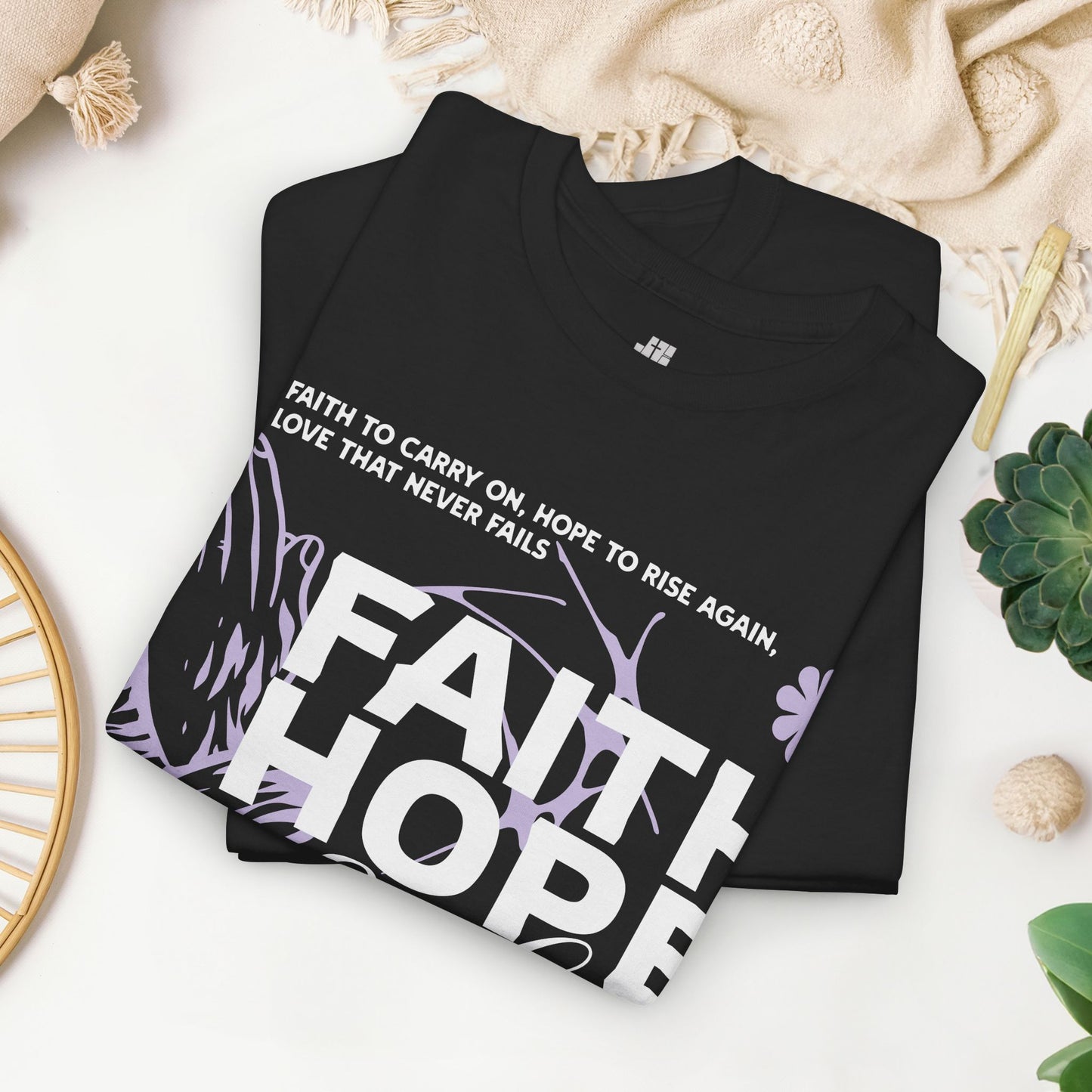 Faith Hope Love Heavy Cotton Tee