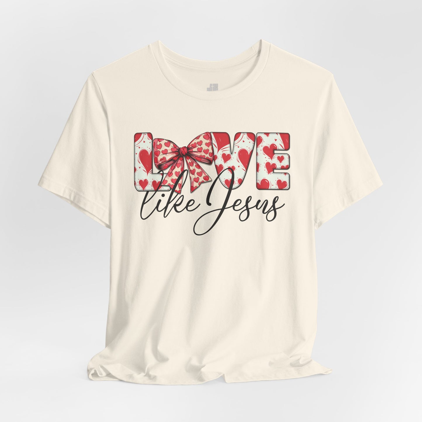 Love Like Jesus Soft Cotton Tee - Christian Shirt