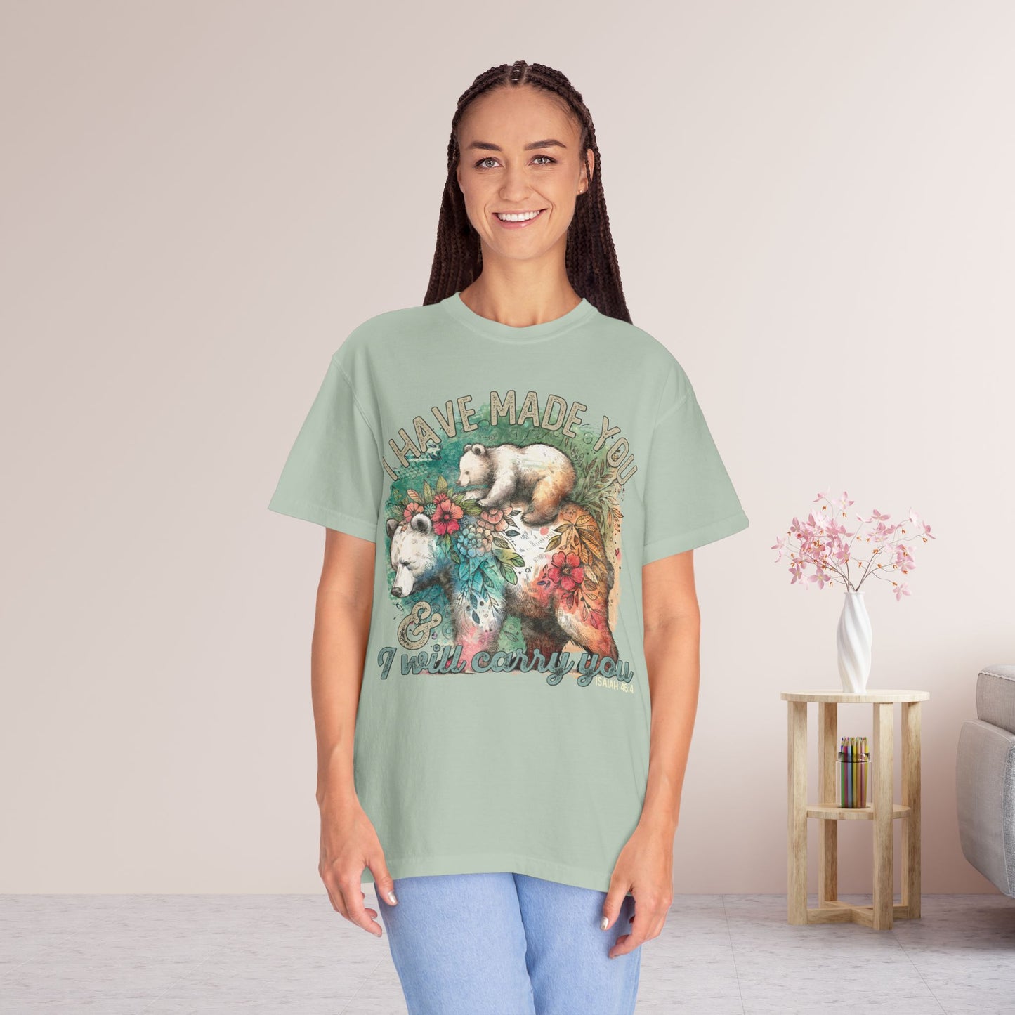 I Will Carry You Comfort Colors Shirt