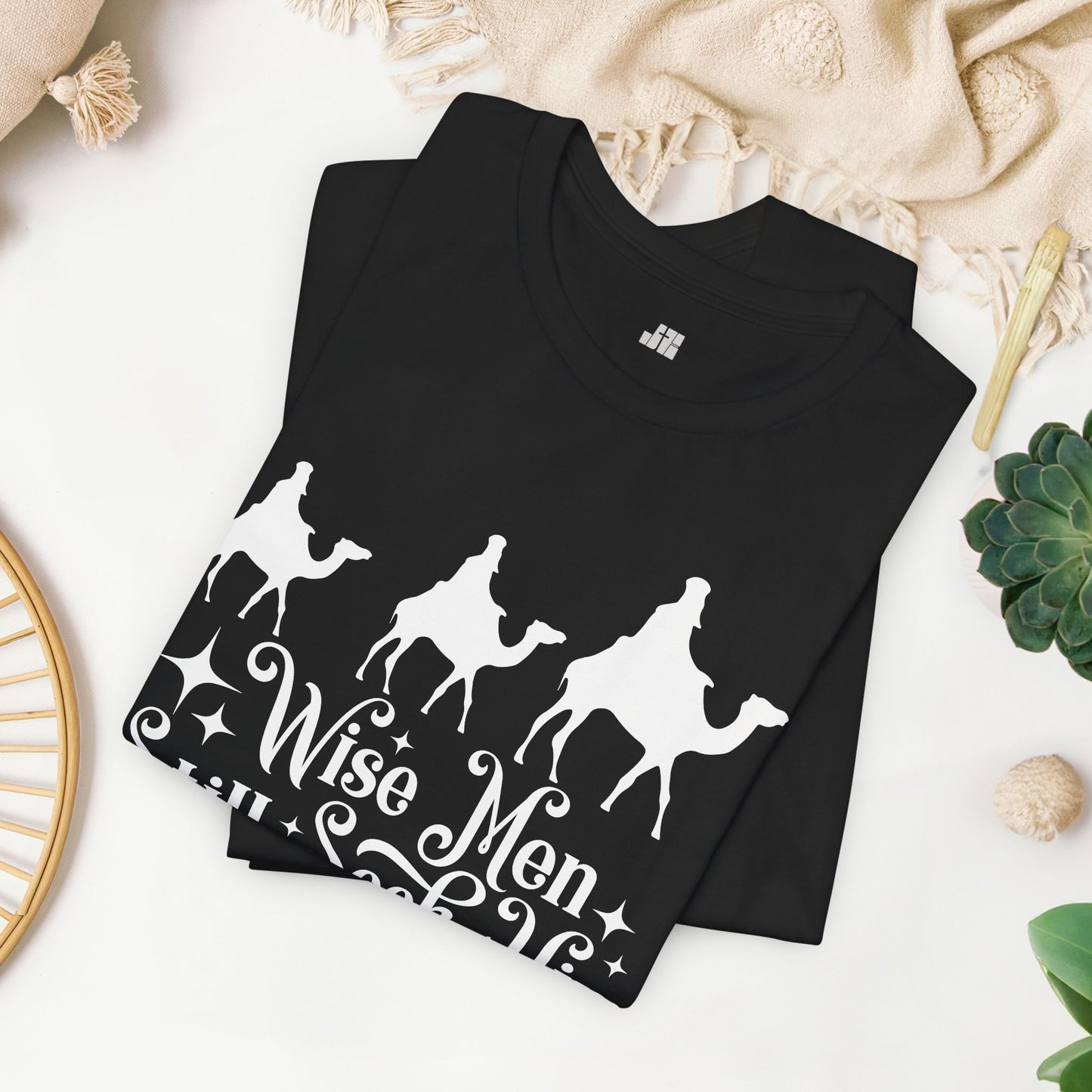 Wise Men Still Seek Him Soft Cotton Tee - Christian Christmas Shirt