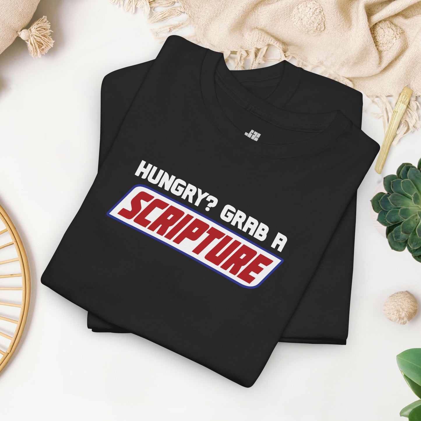 Hungry? Grab a Scripture Heavy Cotton Tee