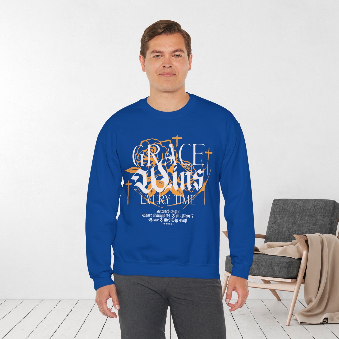 Grace Wins Every Time Sweatshirt