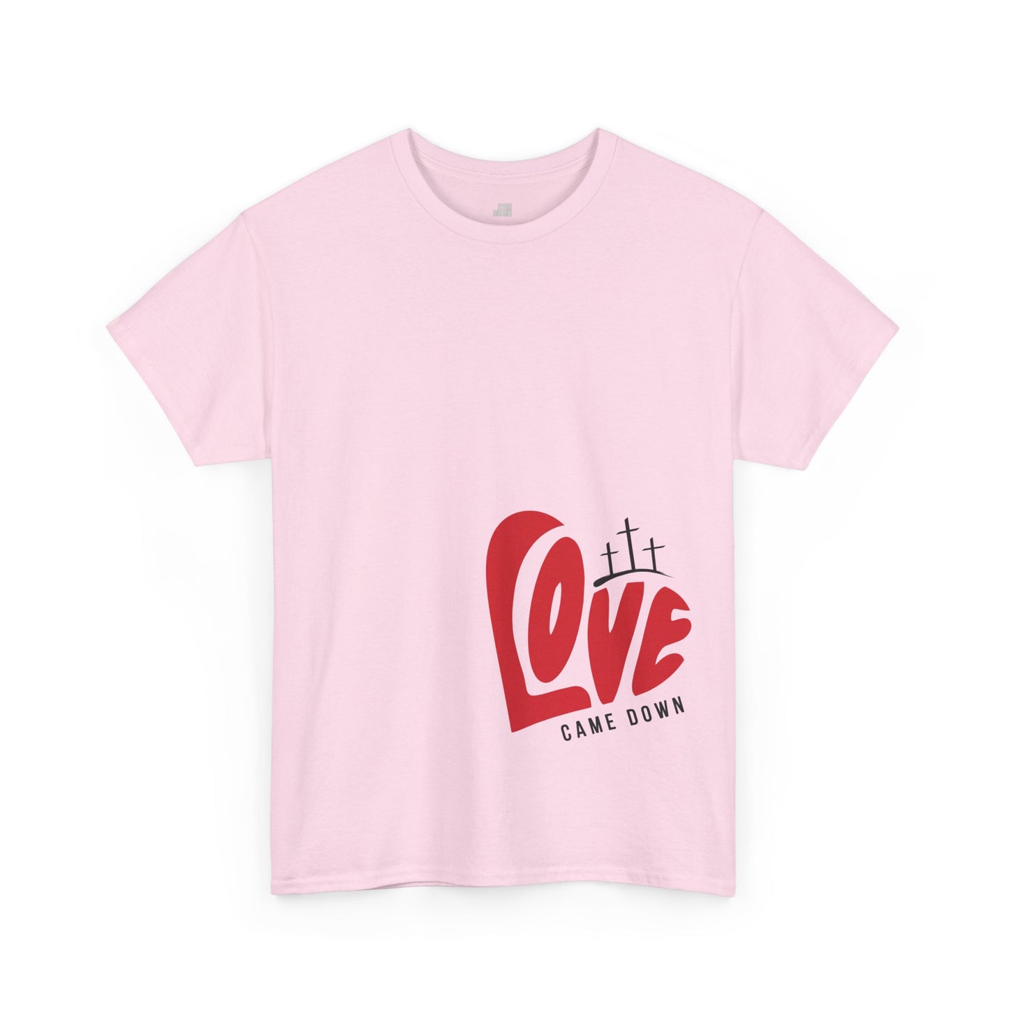 Love Came Down Heavy Cotton Tee - Luke 2:11