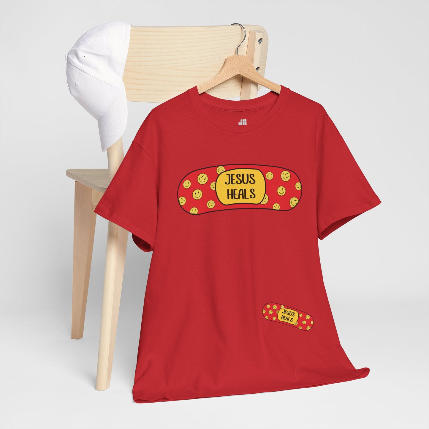 Jesus Heals Heavy Cotton Tee