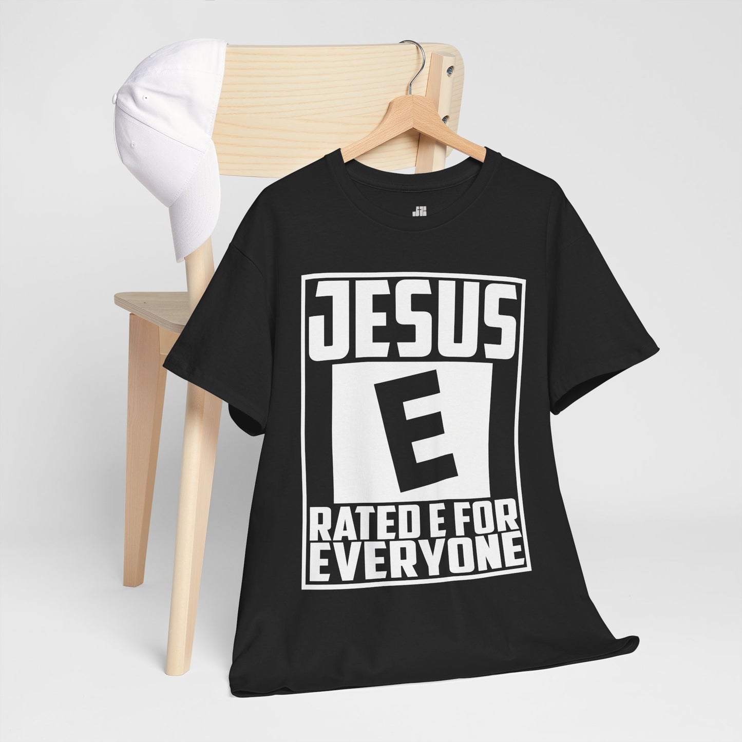 Jesus Rated E for Everyone Heavy Cotton Tee