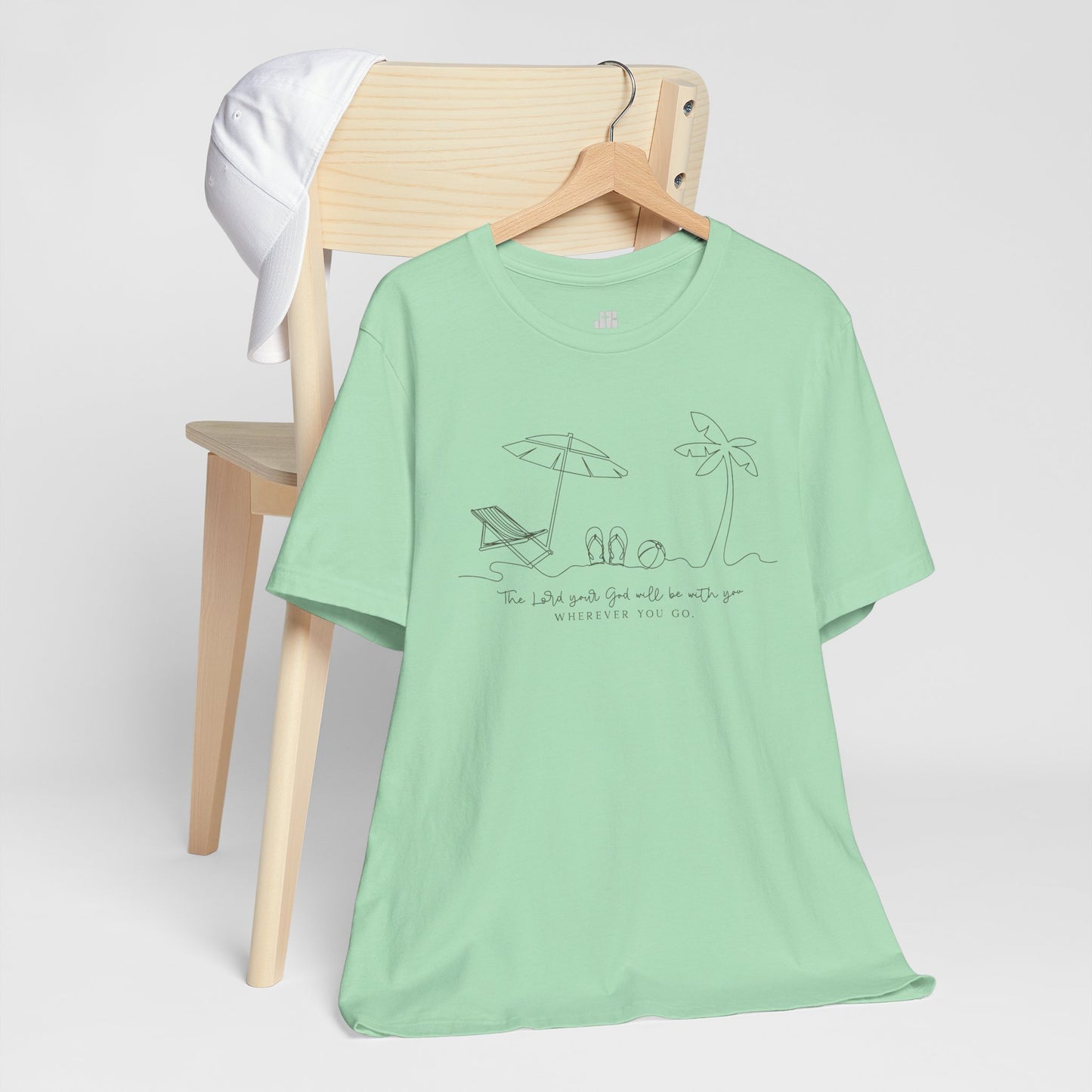 The Lord Your God Will Be With You Wherever You Go Soft Cotton Tee
