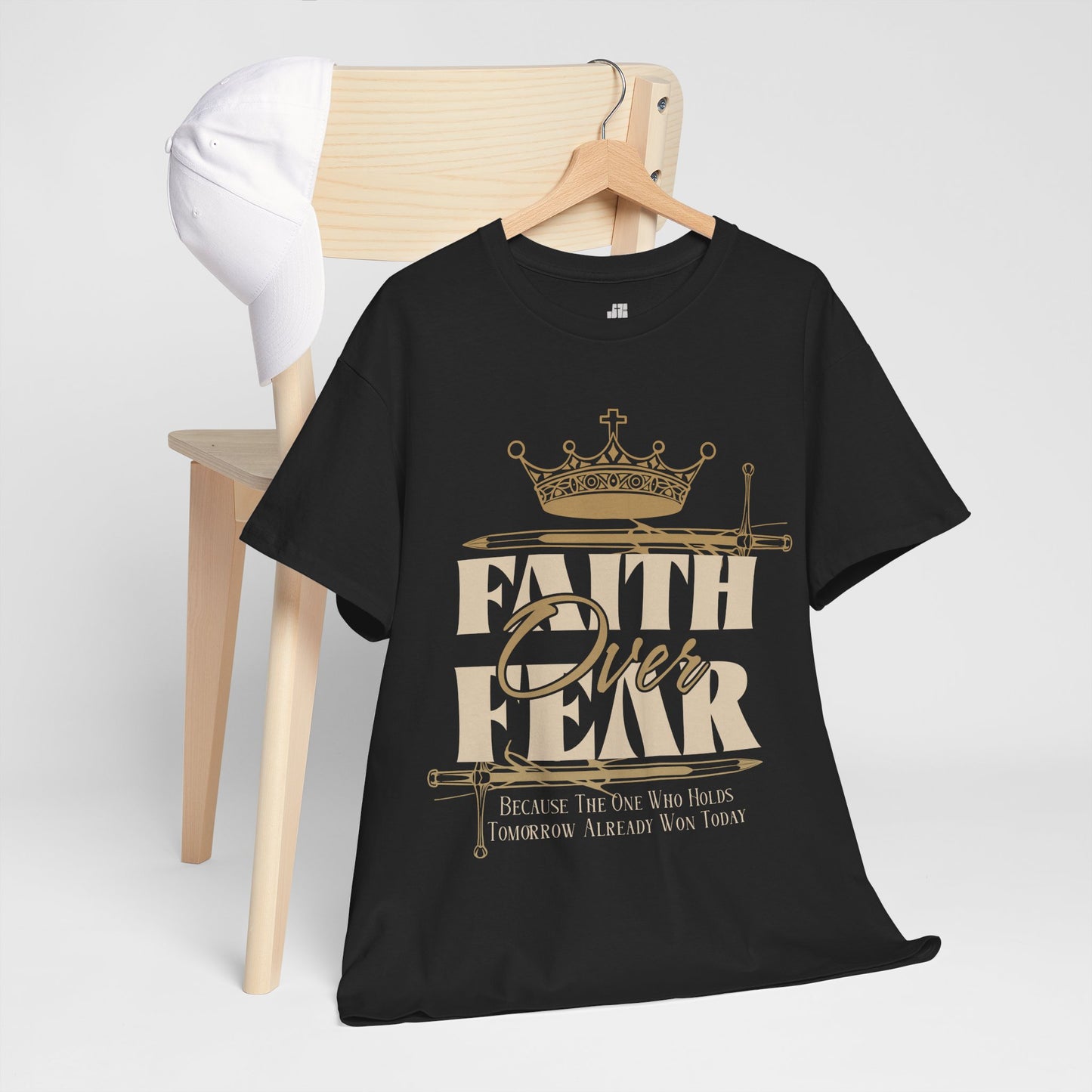 Faith Over Fear Heavy Cotton Tee