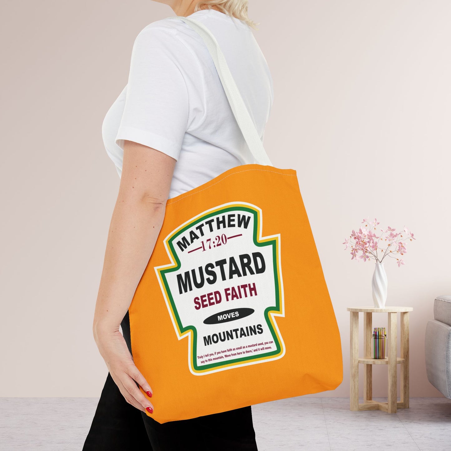 Mustard Seed Faith Tote Bag - 16"