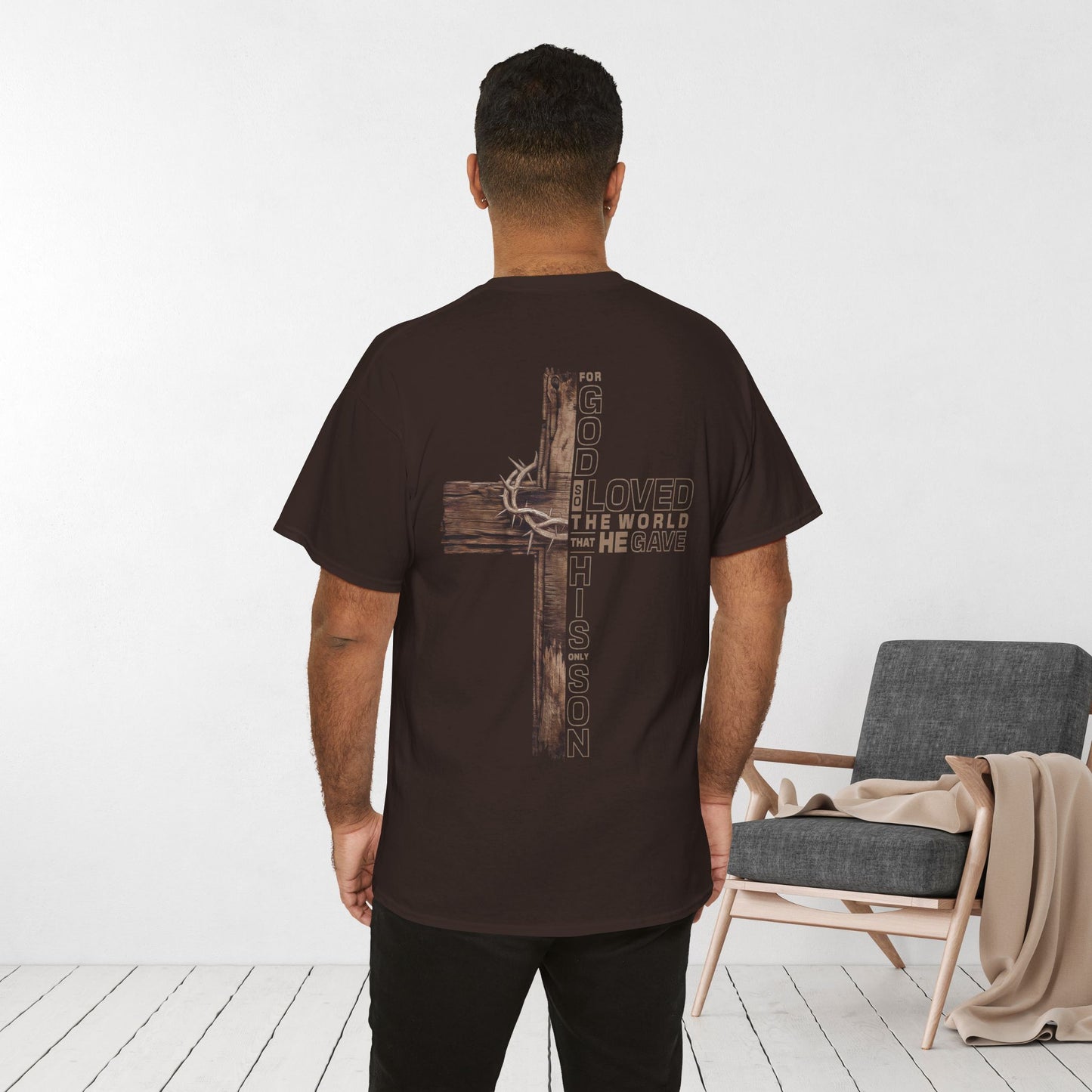 John 3:16 Heavy Cotton Tee