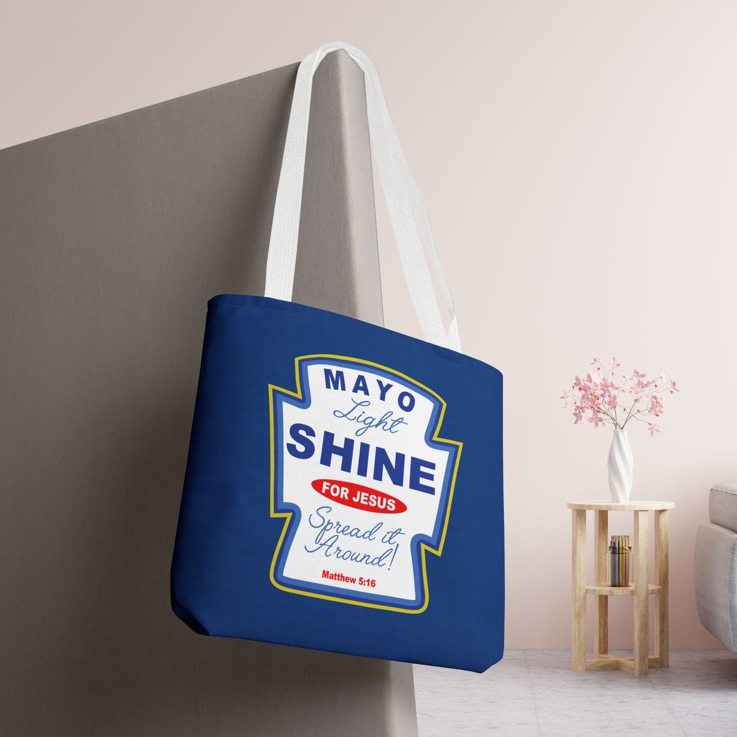 Mayo Light Shine for Jesus Tote Bag - 16"
