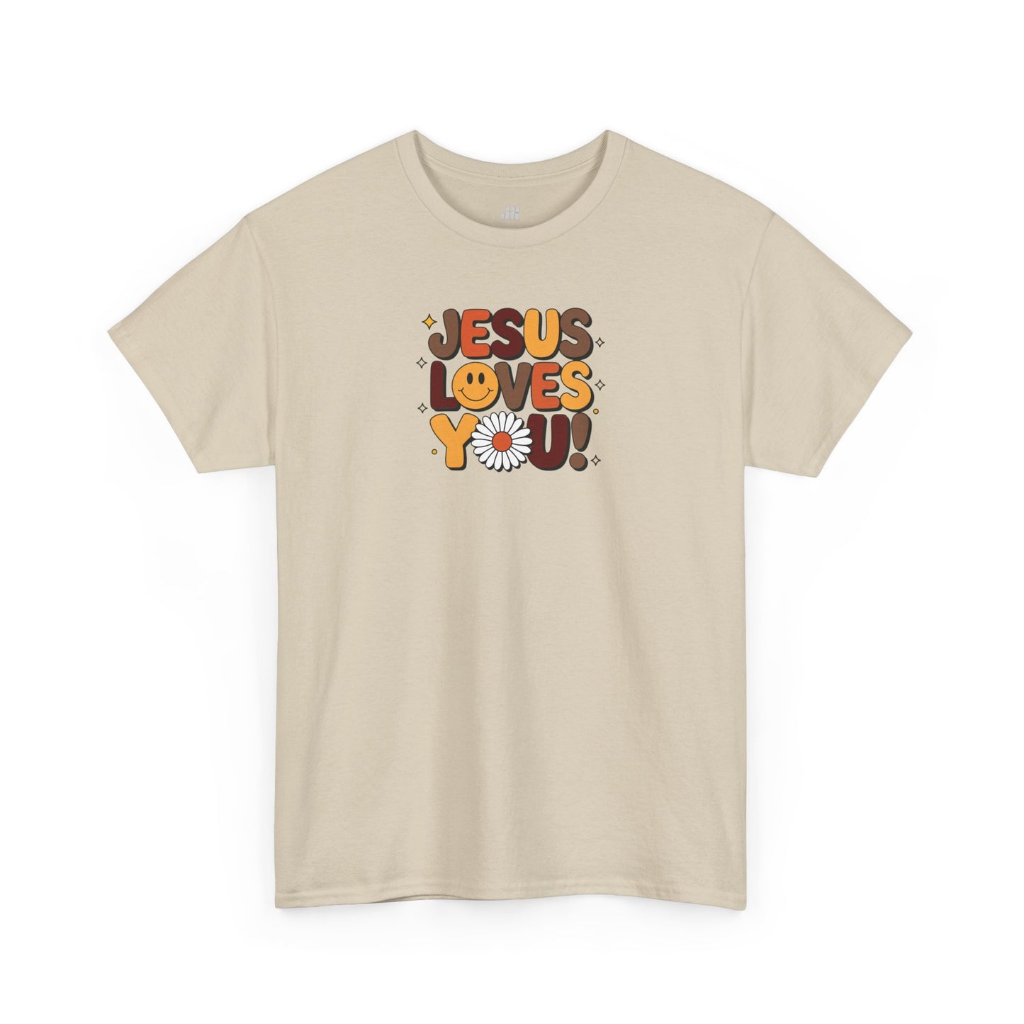 Jesus Loves You Heavy Cotton Tee