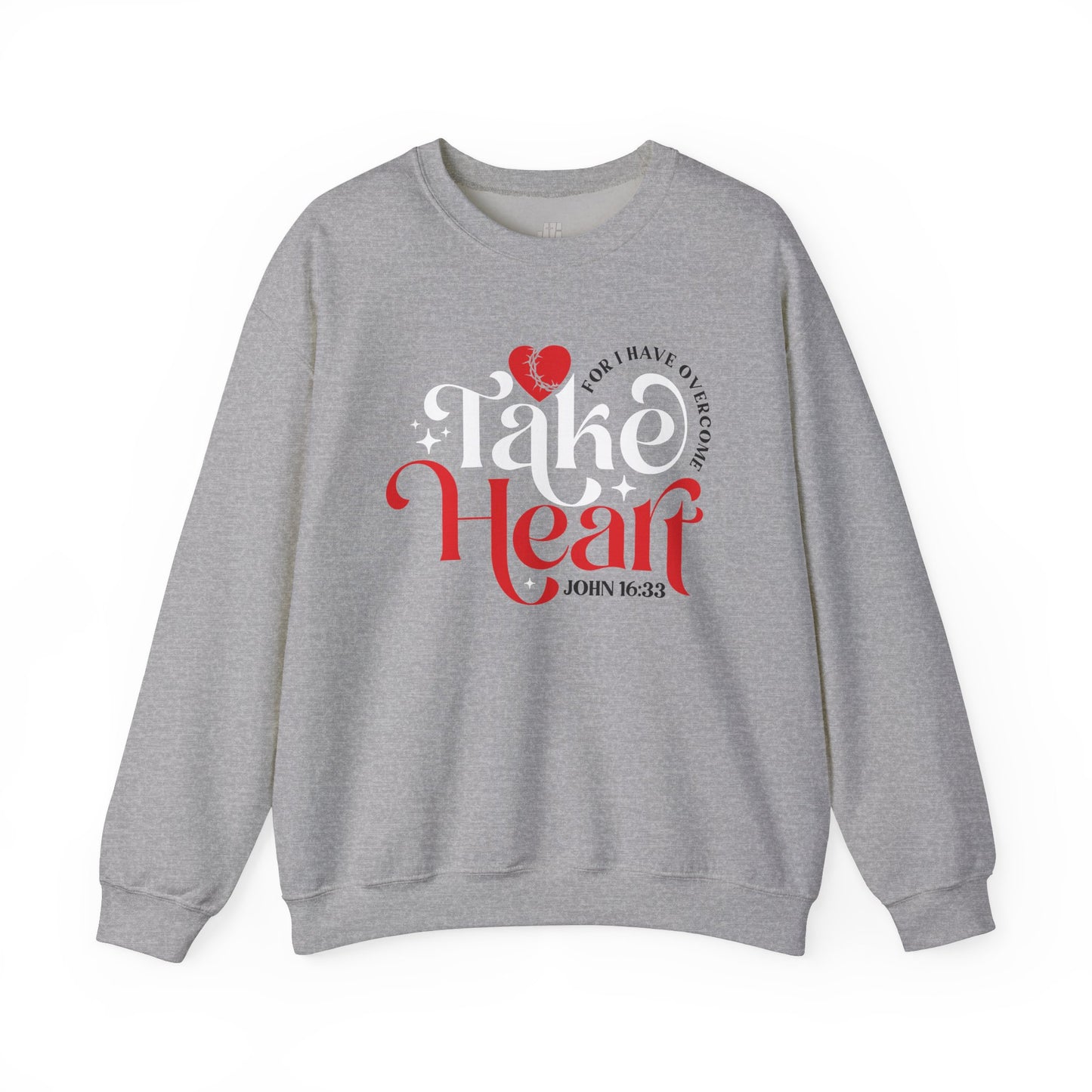 Take Heart Sweatshirt - Christian Mom Sweatshirt
