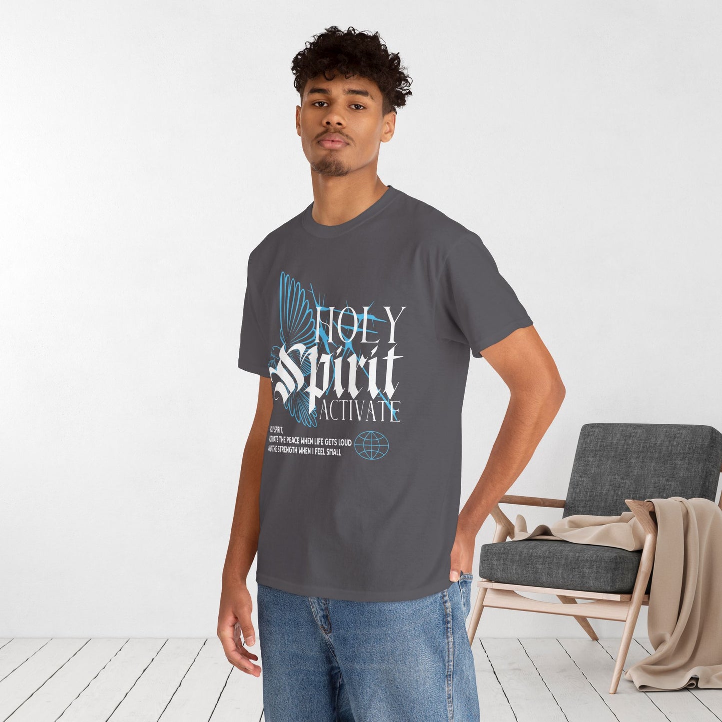 Holy Spirit Activate Heavy Cotton Tee